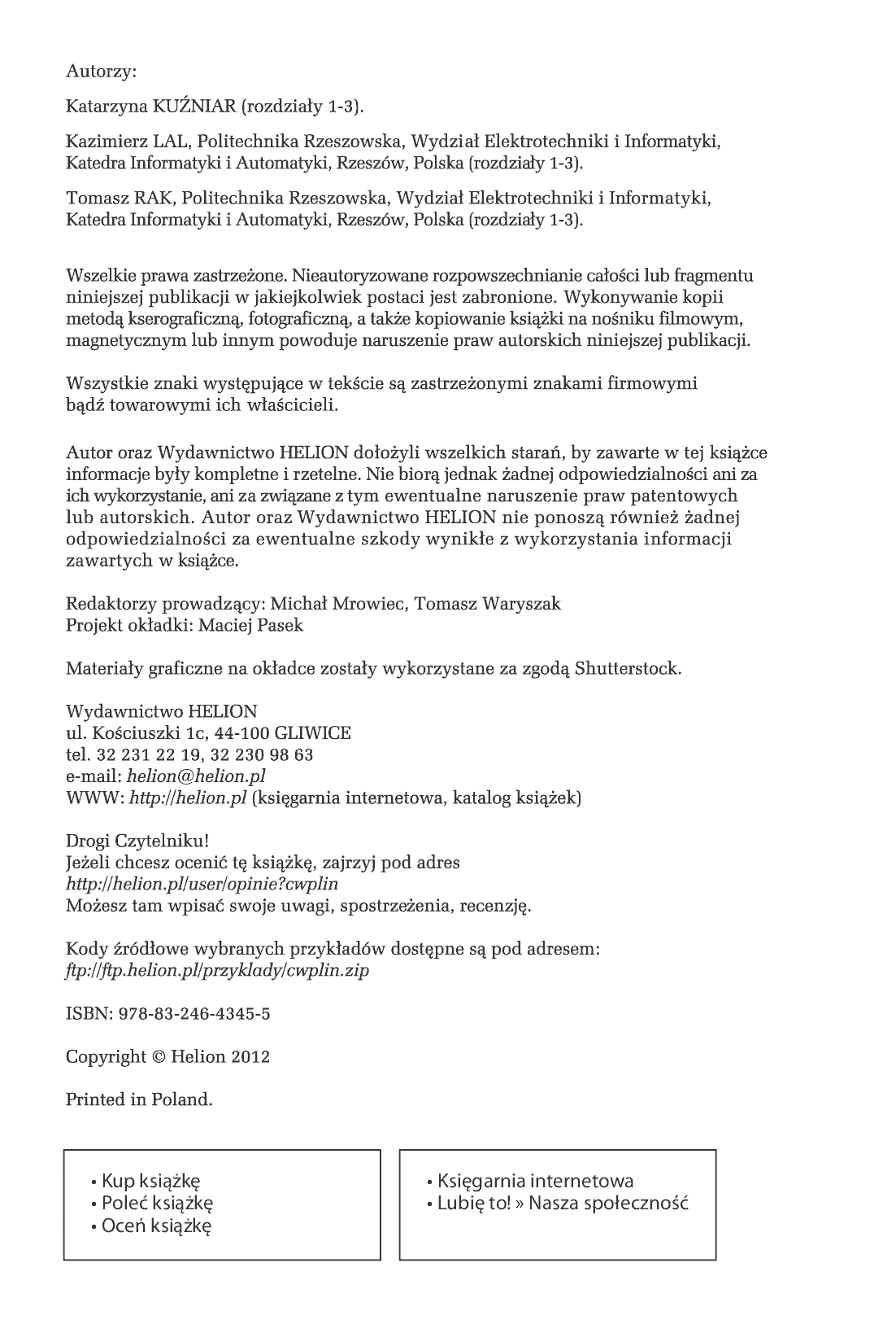 Fragment „Programowanie w Linuksie. Ćwiczenia” — strona 2 z 22