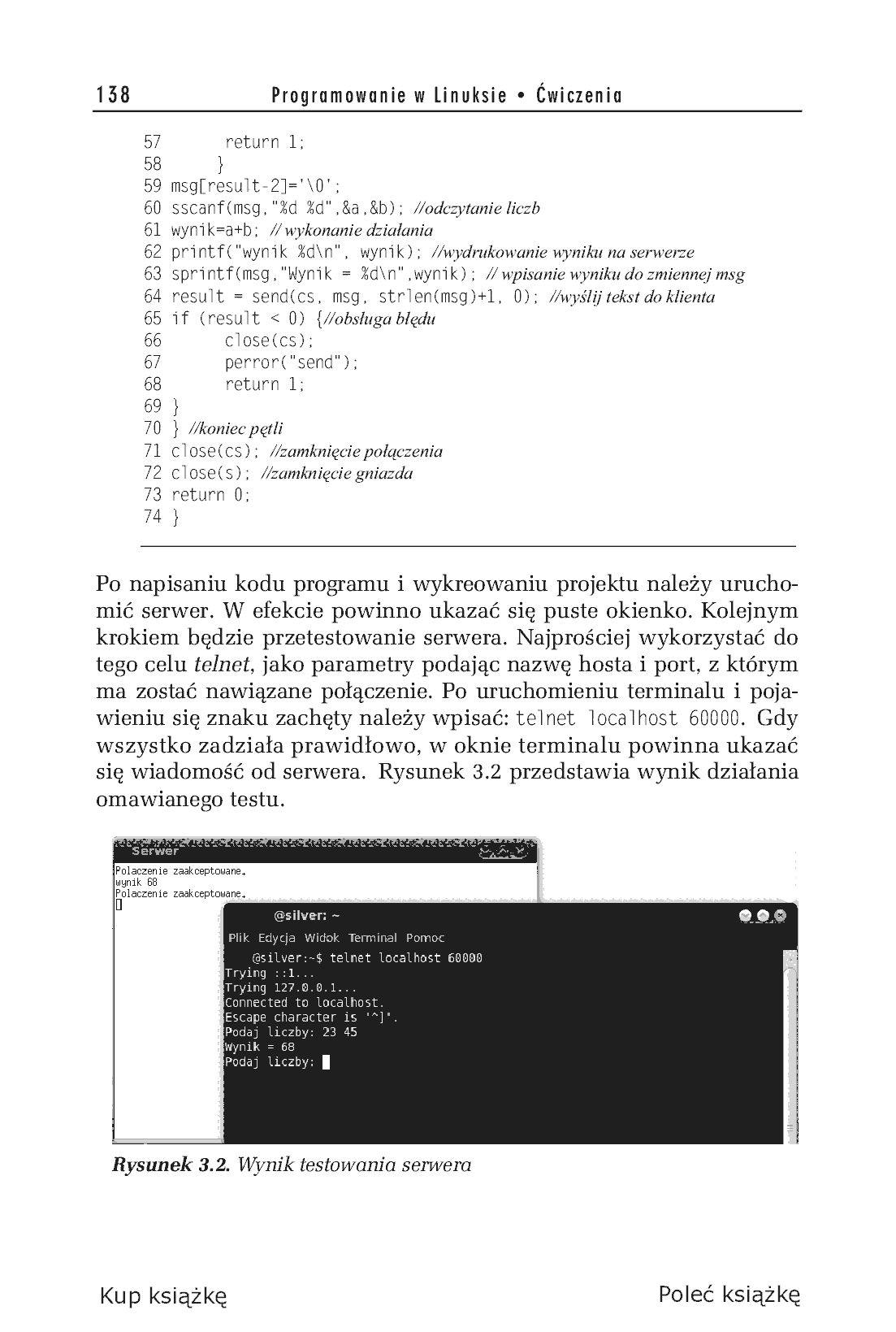 Fragment „Programowanie w Linuksie. Ćwiczenia” — strona 20 z 22