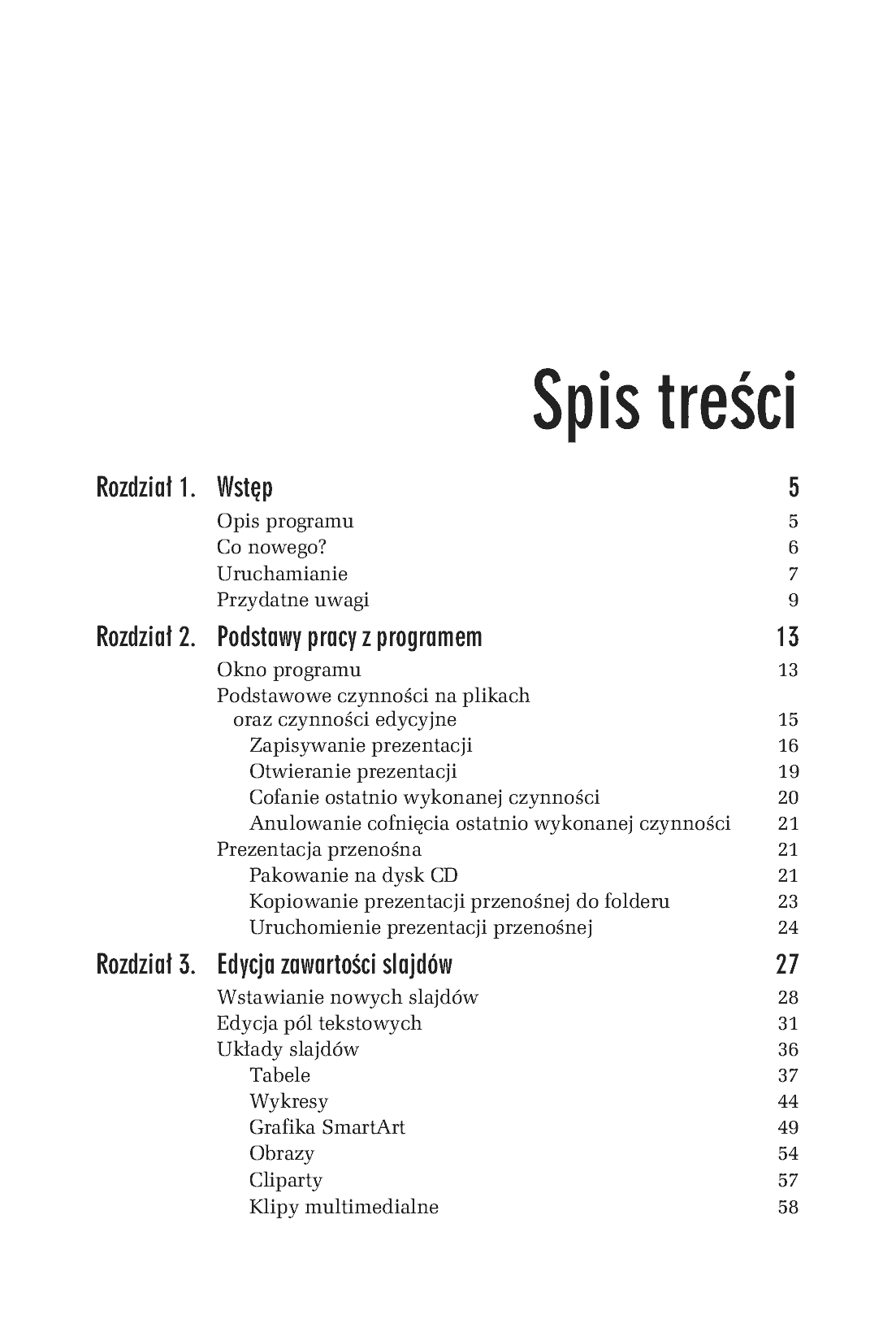 Fragment „PowerPoint 2010 PL. Ćwiczenia” — strona 3 z 22