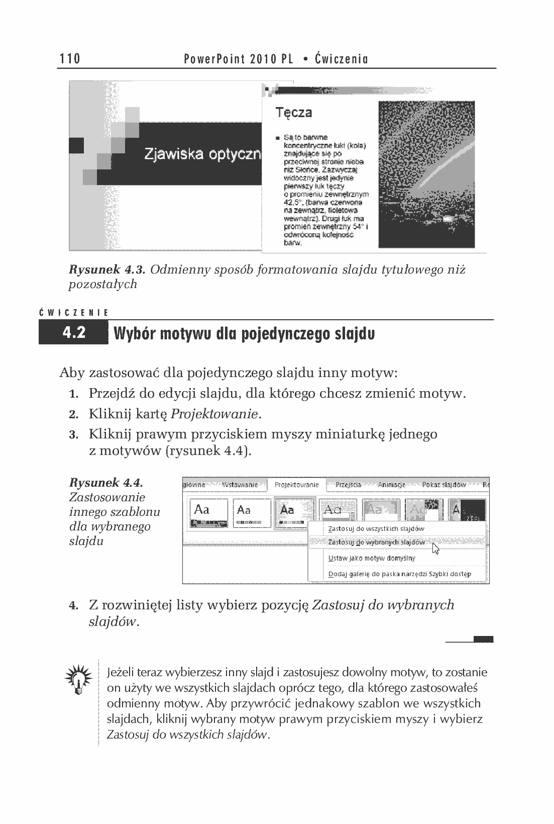 Fragment „PowerPoint 2010 PL. Ćwiczenia” — strona 8 z 22