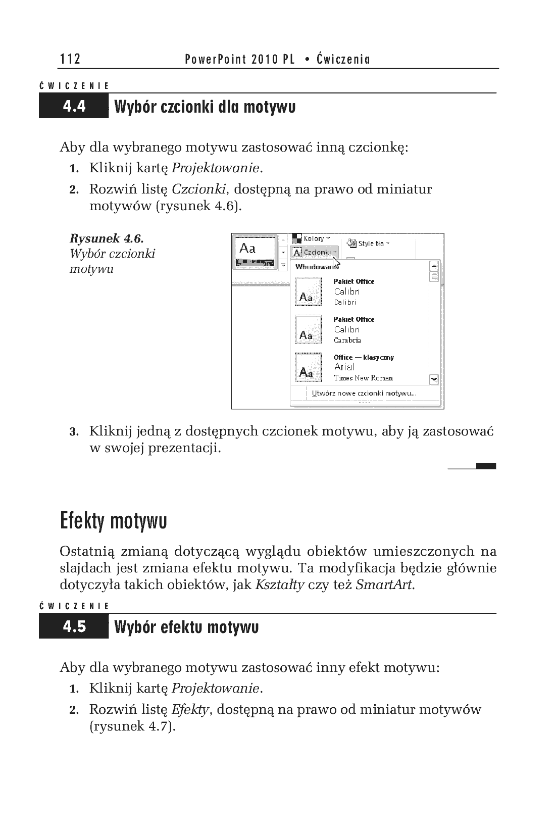 Fragment „PowerPoint 2010 PL. Ćwiczenia” — strona 10 z 22