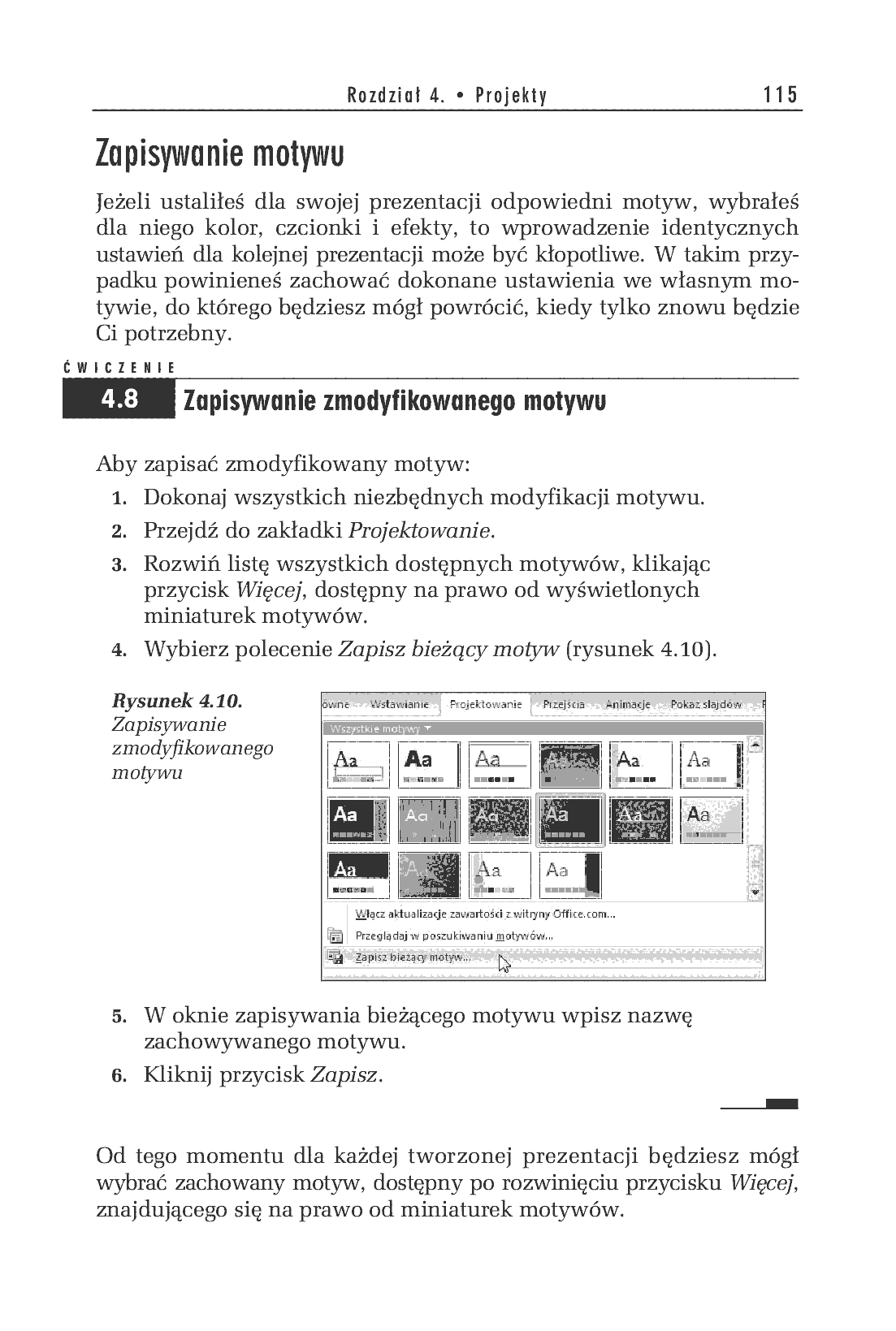 Fragment „PowerPoint 2010 PL. Ćwiczenia” — strona 13 z 22