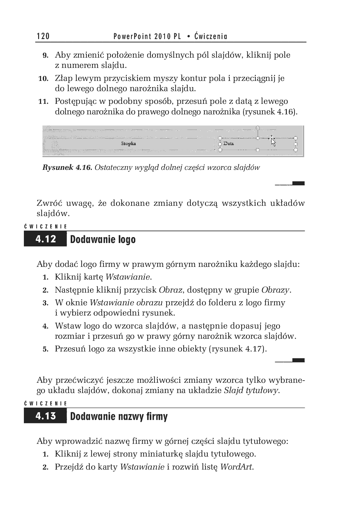 Fragment „PowerPoint 2010 PL. Ćwiczenia” — strona 18 z 22