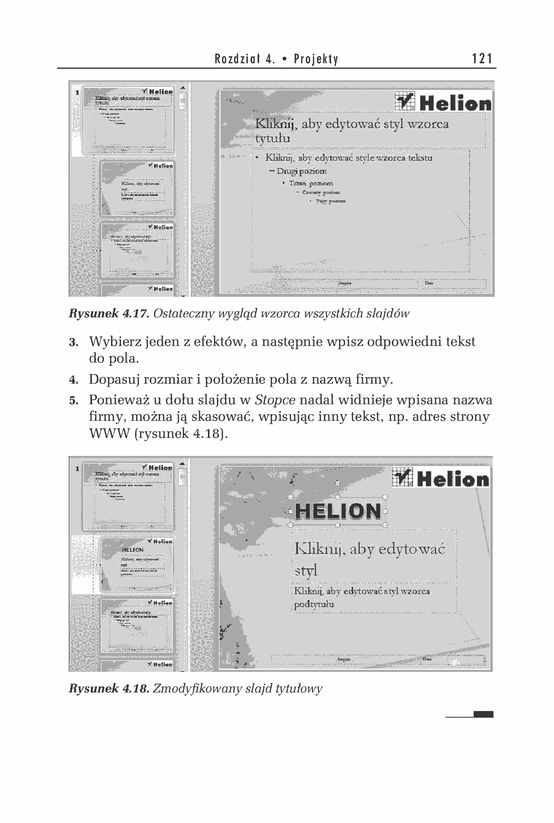 Fragment „PowerPoint 2010 PL. Ćwiczenia” — strona 19 z 22