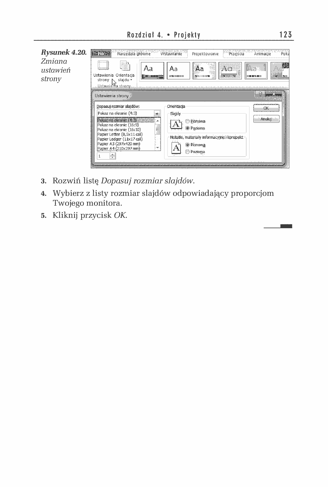 Fragment „PowerPoint 2010 PL. Ćwiczenia” — strona 21 z 22