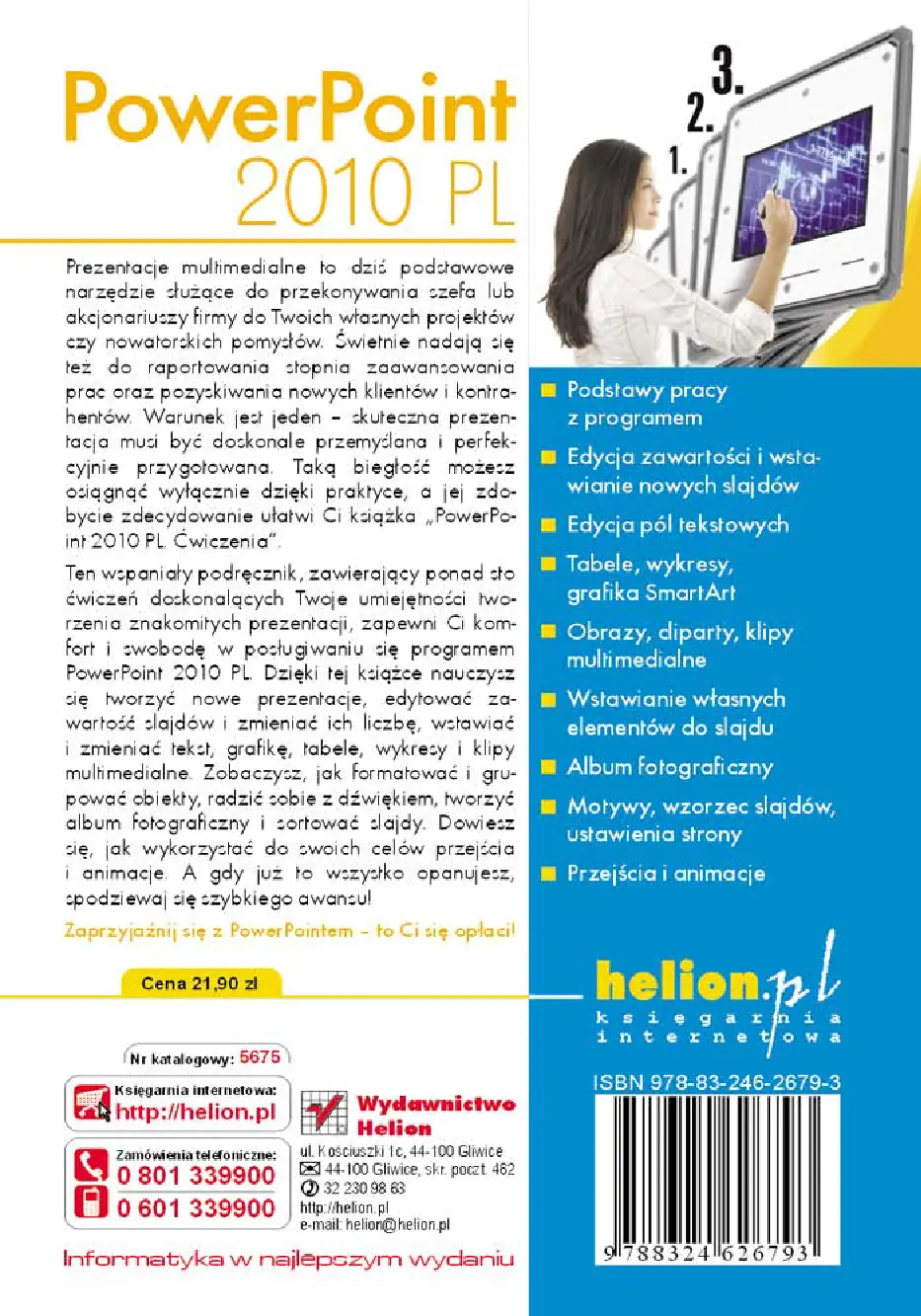 Fragment „PowerPoint 2010 PL. Ćwiczenia” — strona 22 z 22