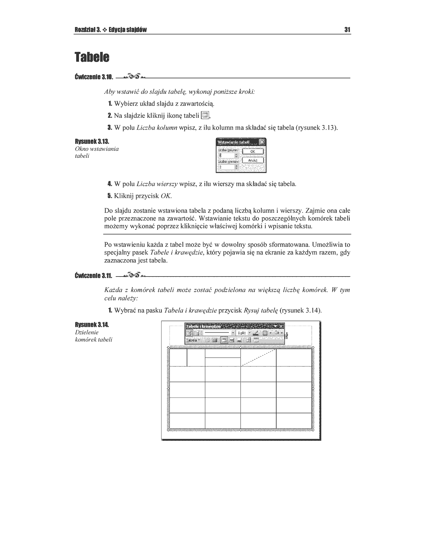 Fragment „PowerPoint 2003 PL. Ćwiczenia” — strona 12 z 49