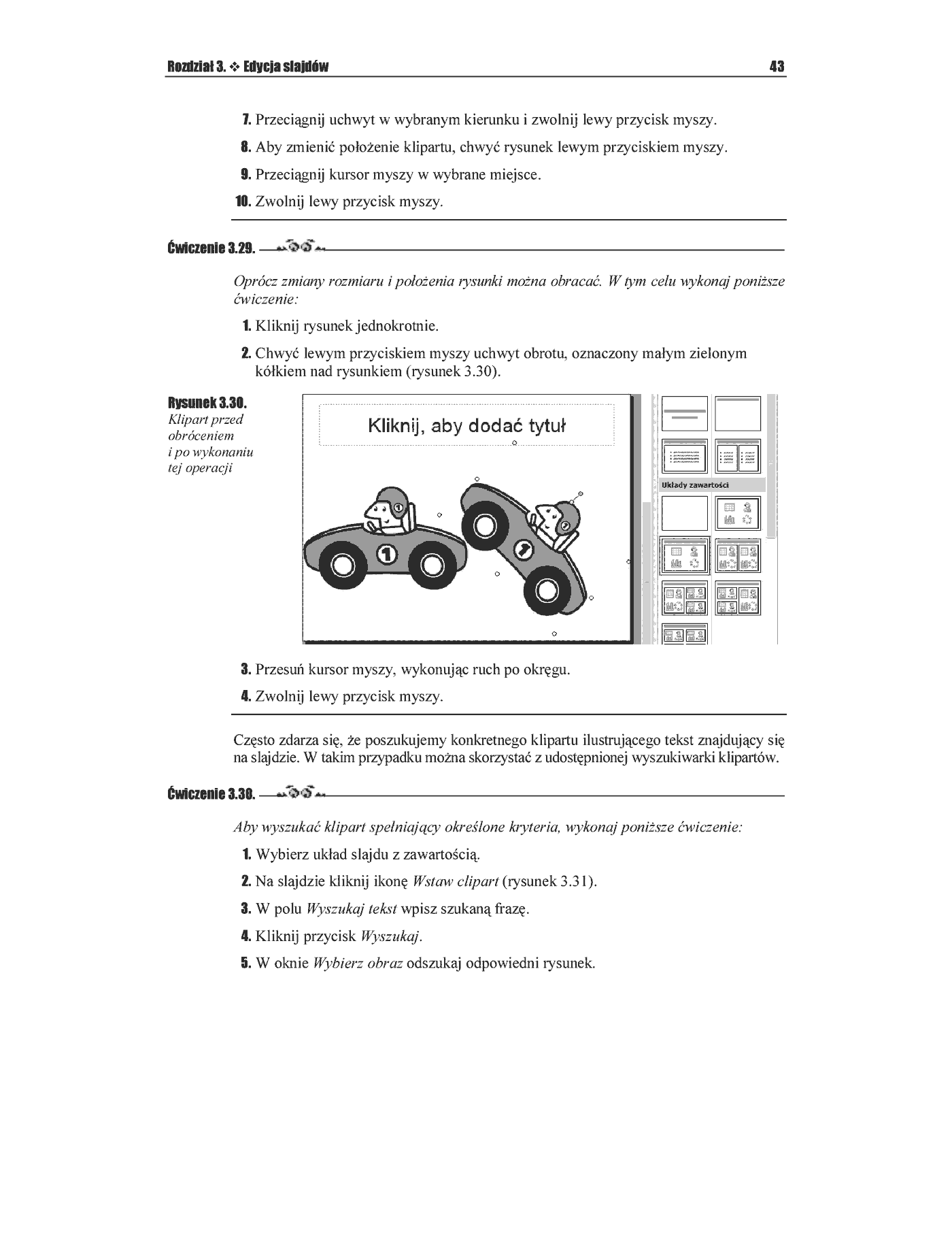 Fragment „PowerPoint 2003 PL. Ćwiczenia” — strona 24 z 49