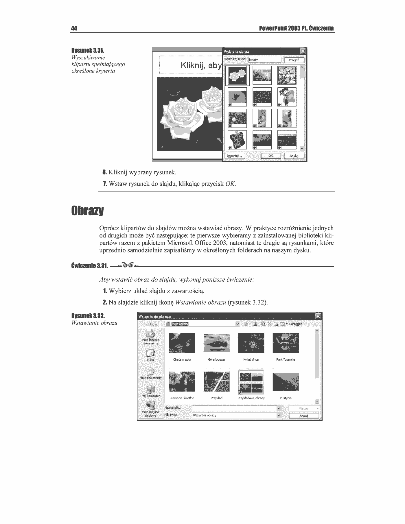 Fragment „PowerPoint 2003 PL. Ćwiczenia” — strona 25 z 49