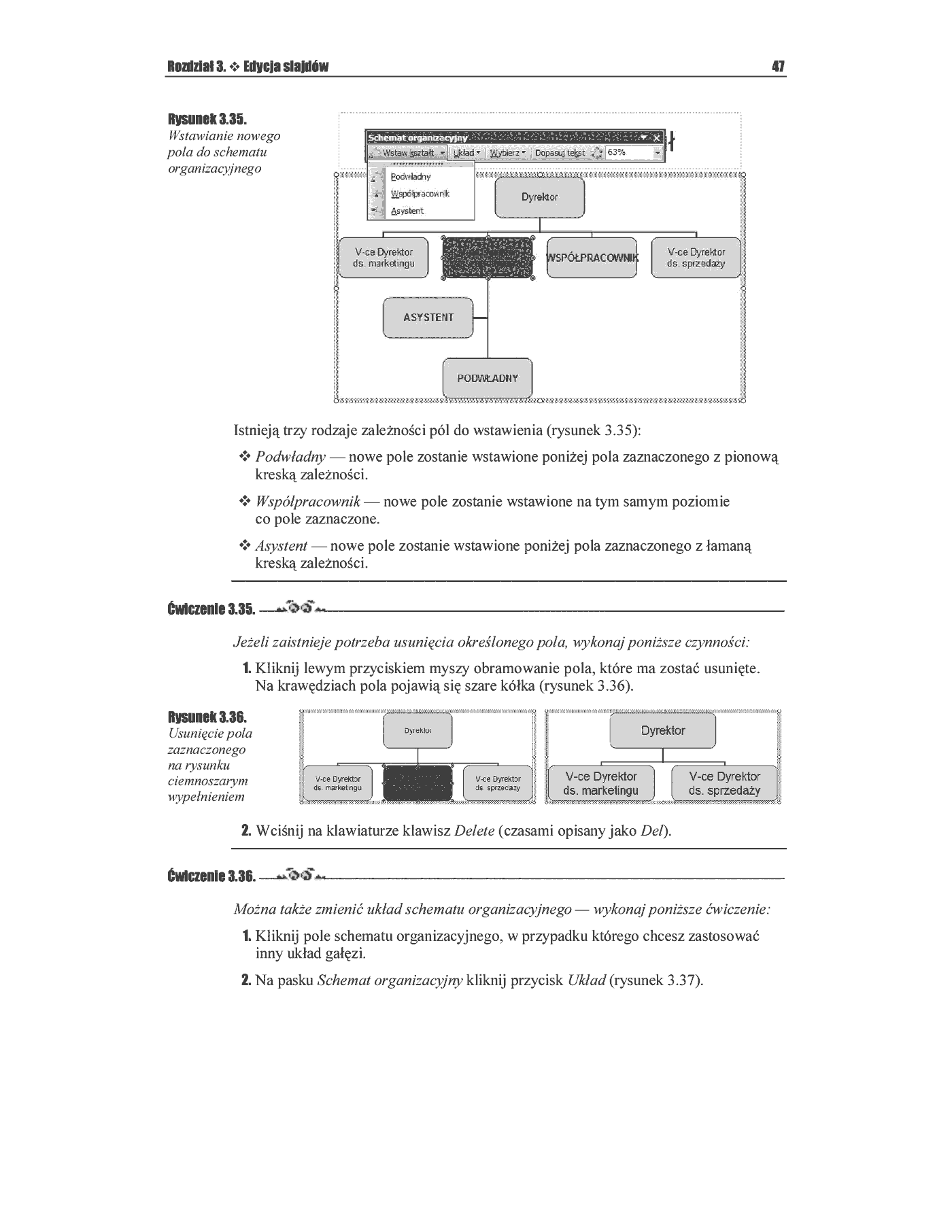 Fragment „PowerPoint 2003 PL. Ćwiczenia” — strona 28 z 49