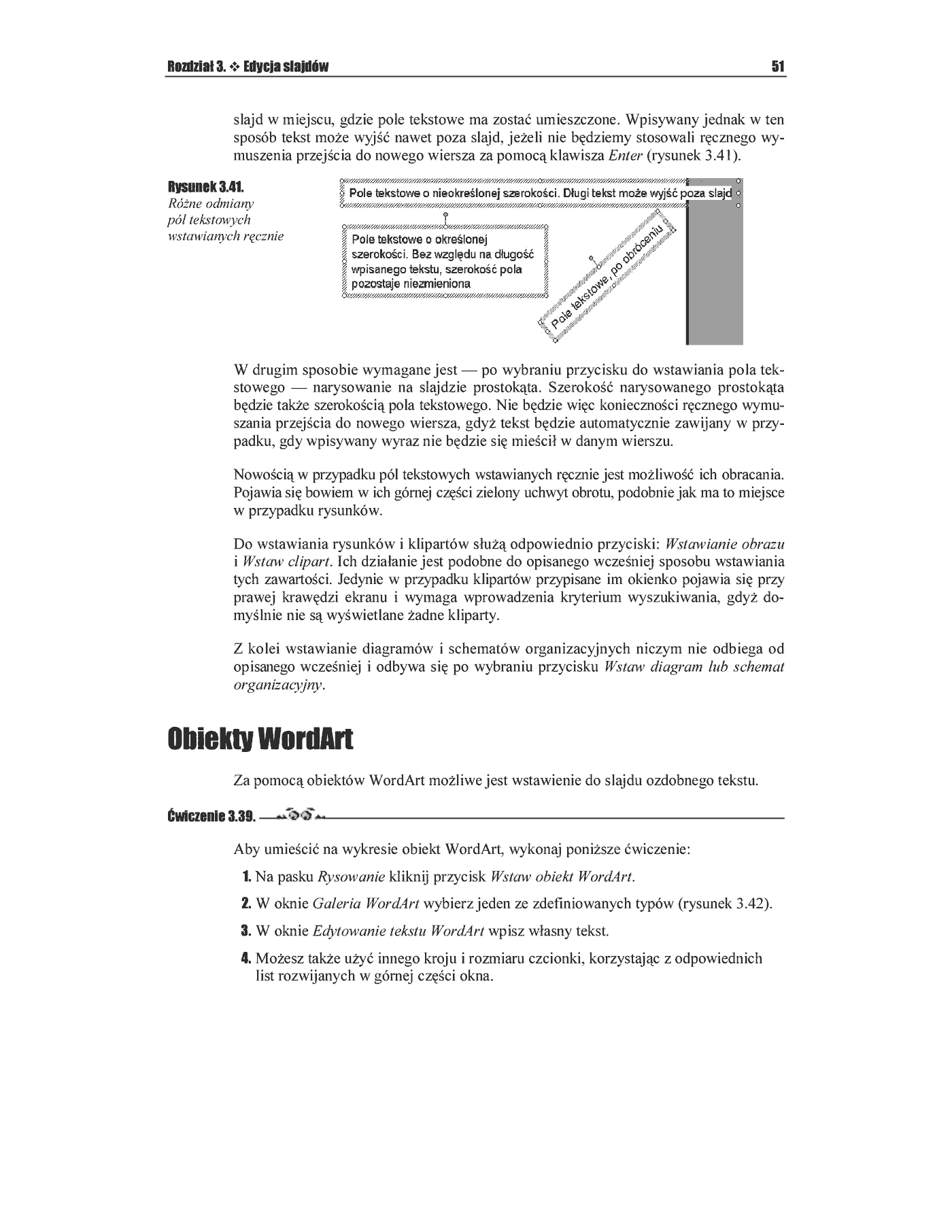 Fragment „PowerPoint 2003 PL. Ćwiczenia” — strona 32 z 49