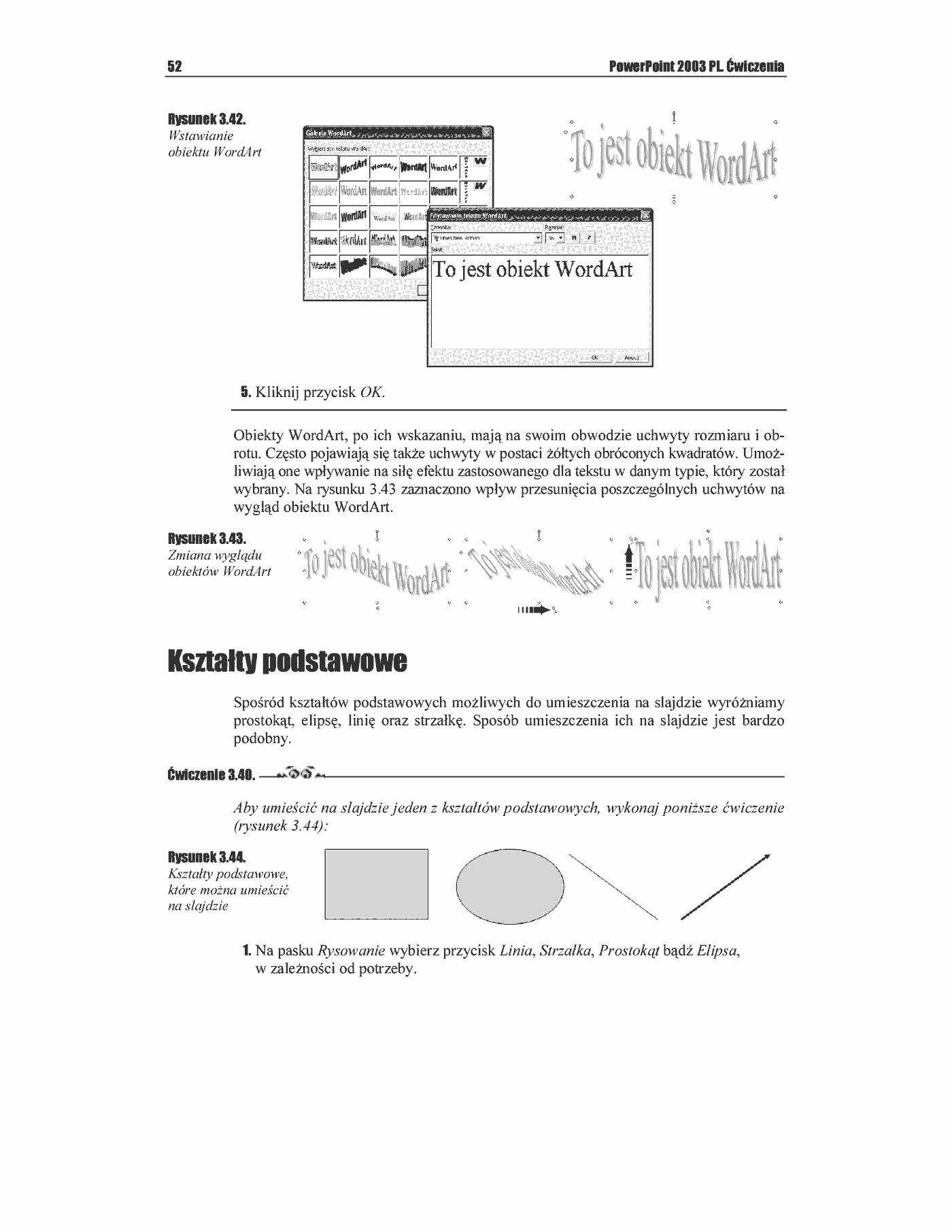 Fragment „PowerPoint 2003 PL. Ćwiczenia” — strona 33 z 49
