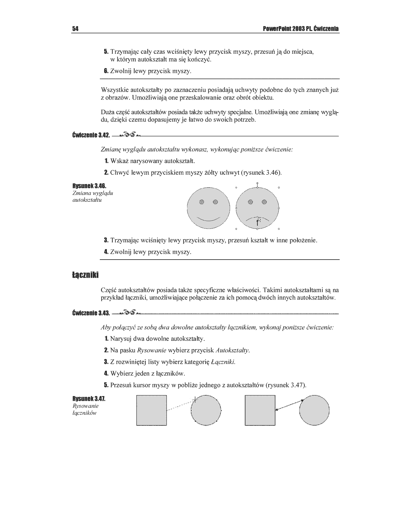 Fragment „PowerPoint 2003 PL. Ćwiczenia” — strona 35 z 49