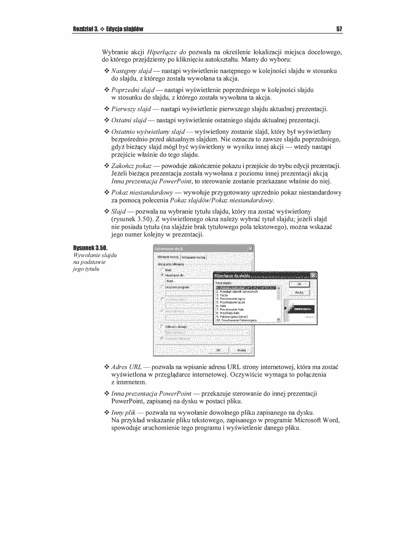 Fragment „PowerPoint 2003 PL. Ćwiczenia” — strona 38 z 49