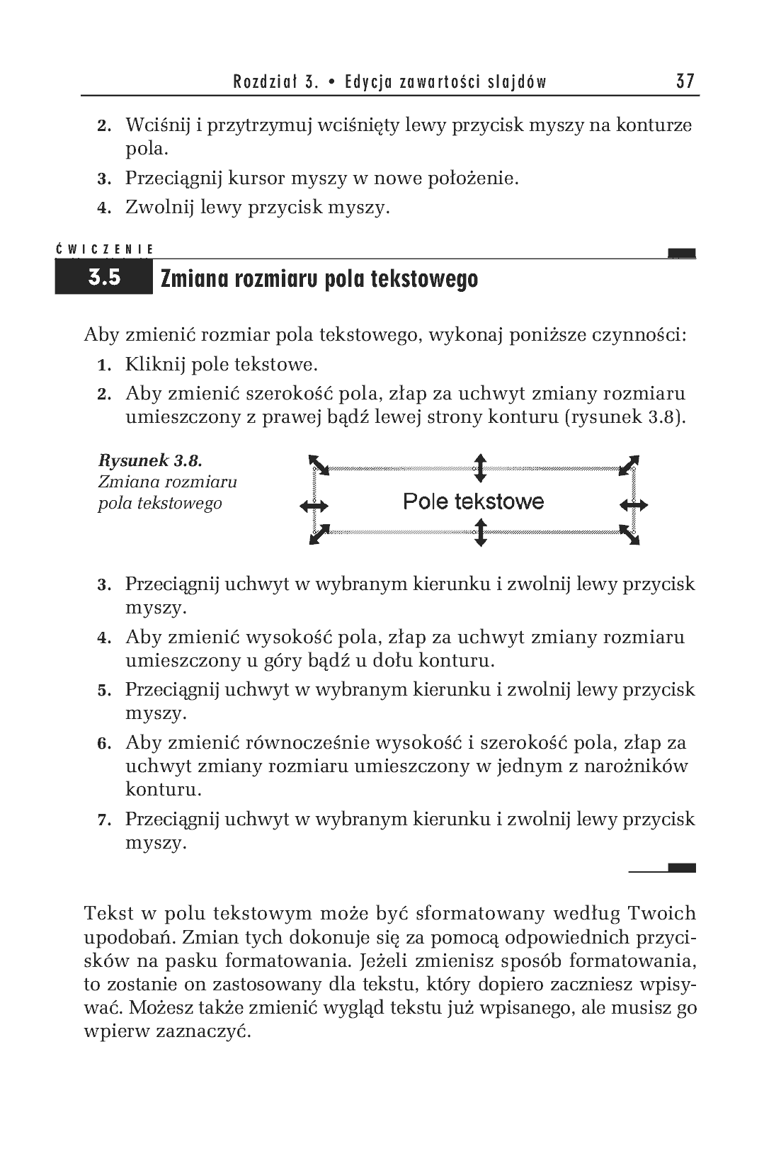 Fragment „PowerPoint 2007 PL. Ćwiczenia” — strona 9 z 38