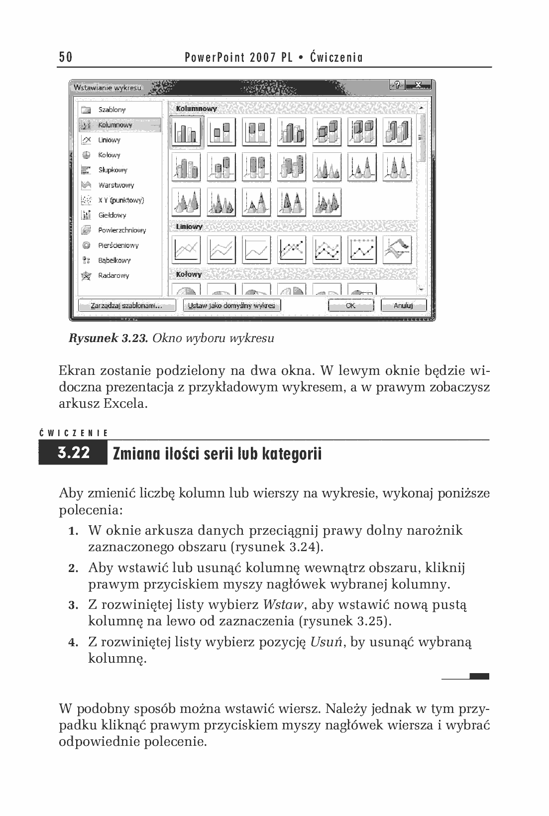Fragment „PowerPoint 2007 PL. Ćwiczenia” — strona 22 z 38