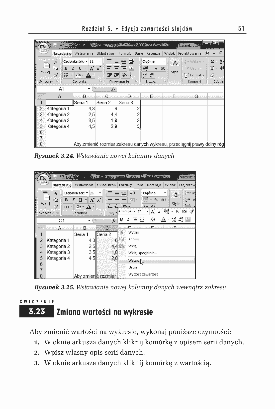 Fragment „PowerPoint 2007 PL. Ćwiczenia” — strona 23 z 38