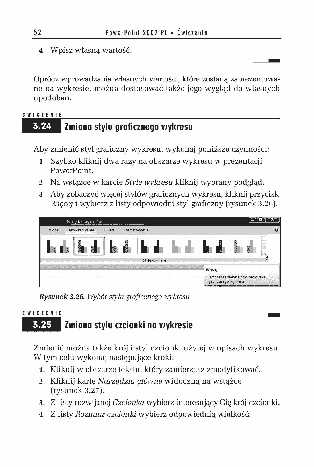 Fragment „PowerPoint 2007 PL. Ćwiczenia” — strona 24 z 38