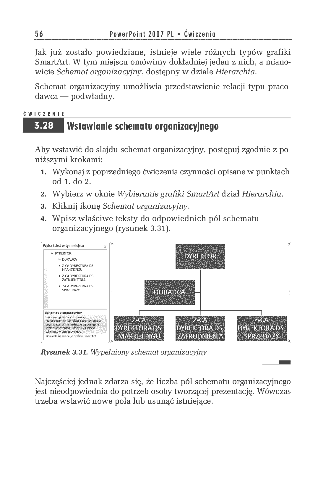 Fragment „PowerPoint 2007 PL. Ćwiczenia” — strona 28 z 38