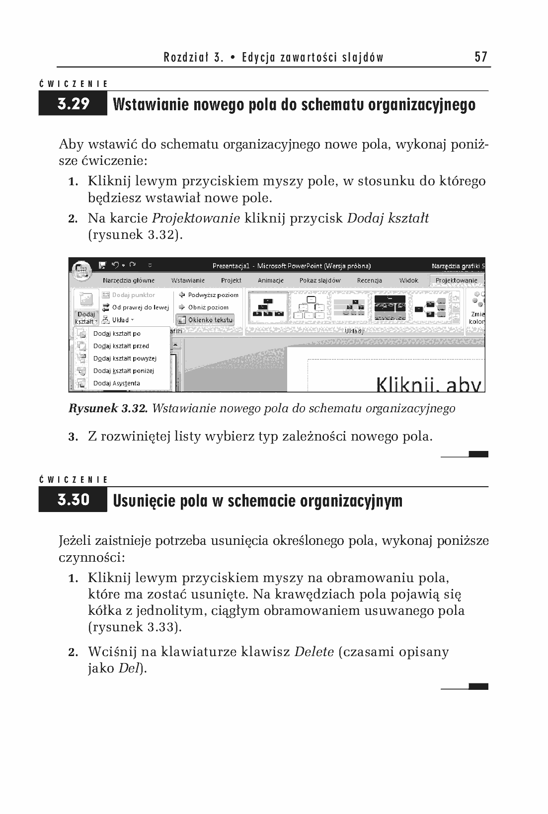 Fragment „PowerPoint 2007 PL. Ćwiczenia” — strona 29 z 38
