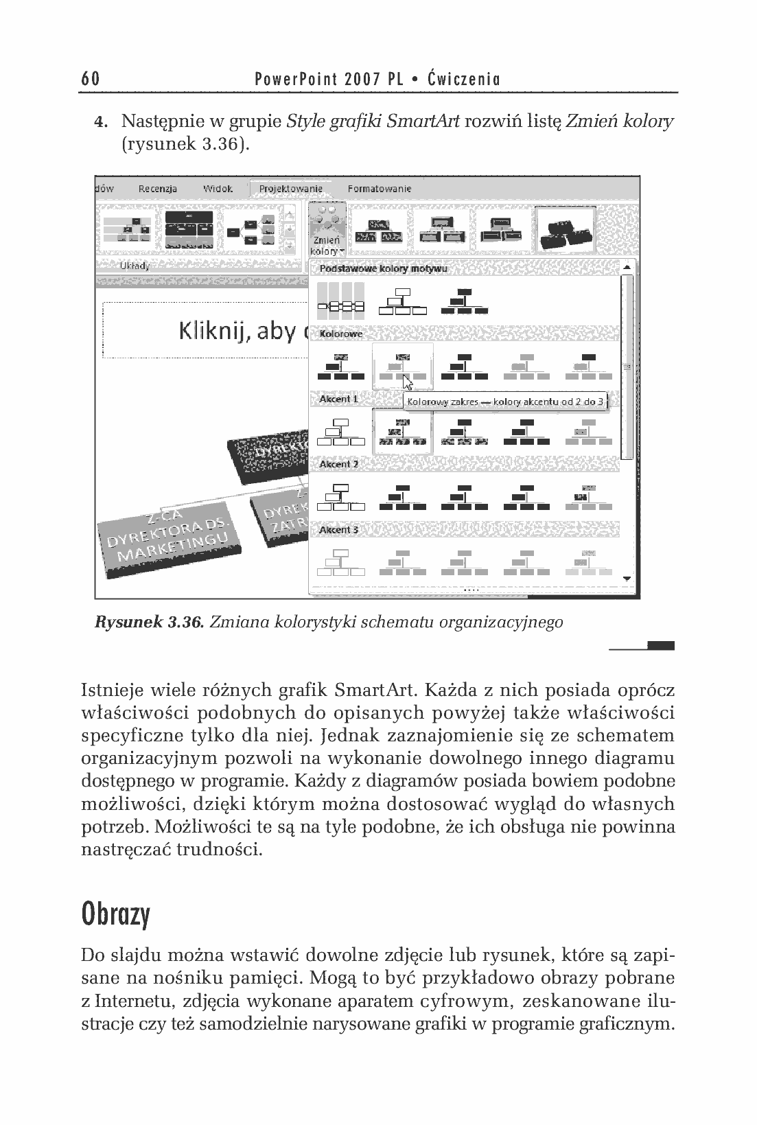 Fragment „PowerPoint 2007 PL. Ćwiczenia” — strona 32 z 38