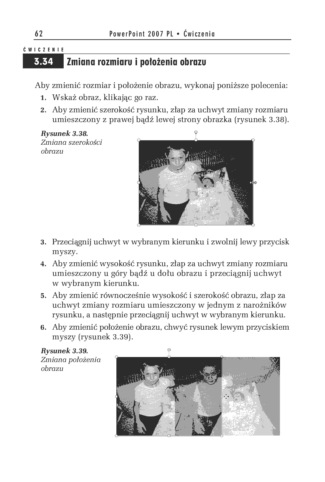 Fragment „PowerPoint 2007 PL. Ćwiczenia” — strona 34 z 38