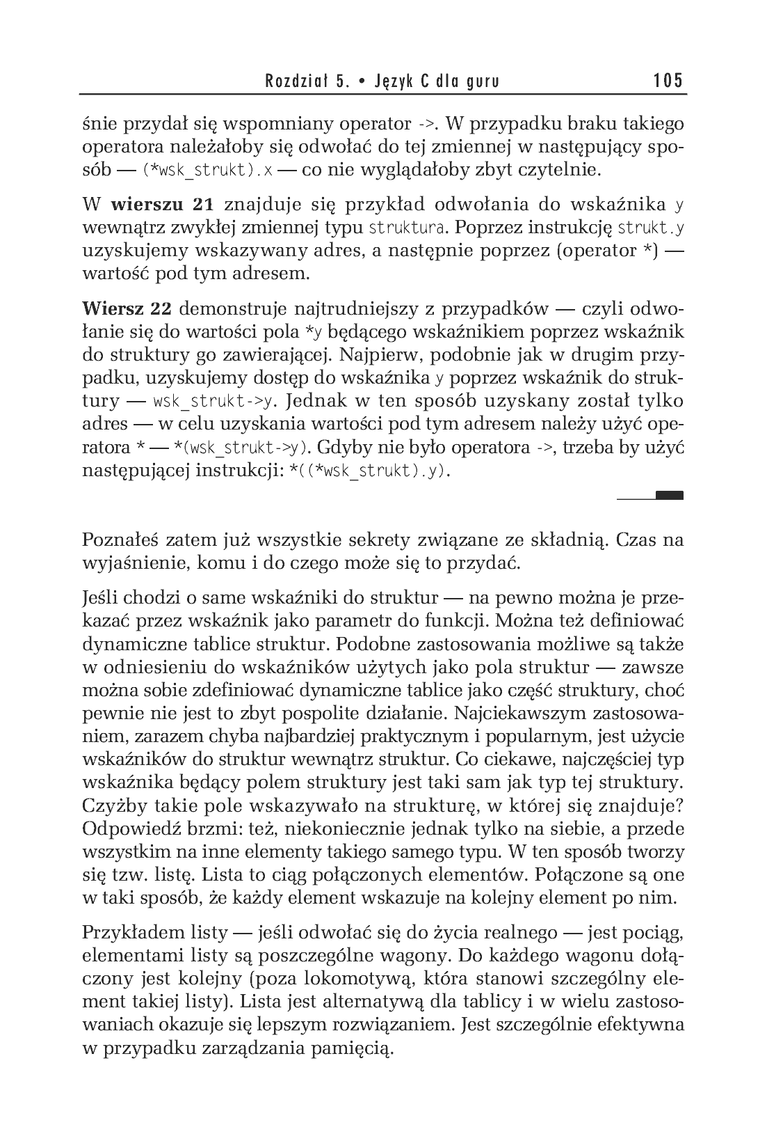 Fragment „Programowanie w języku C. Ćwiczenia praktyczne. Wydanie II” — strona 7 z 22