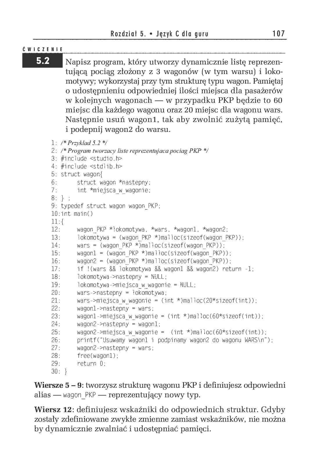 Fragment „Programowanie w języku C. Ćwiczenia praktyczne. Wydanie II” — strona 9 z 22