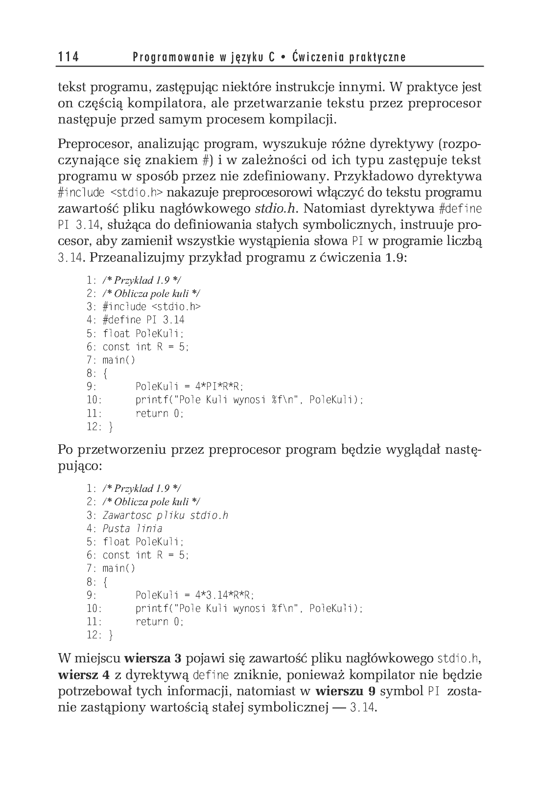 Fragment „Programowanie w języku C. Ćwiczenia praktyczne. Wydanie II” — strona 16 z 22