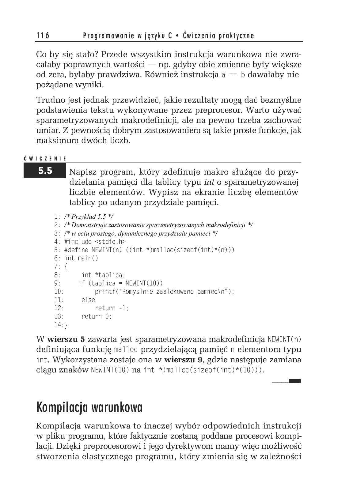 Fragment „Programowanie w języku C. Ćwiczenia praktyczne. Wydanie II” — strona 18 z 22
