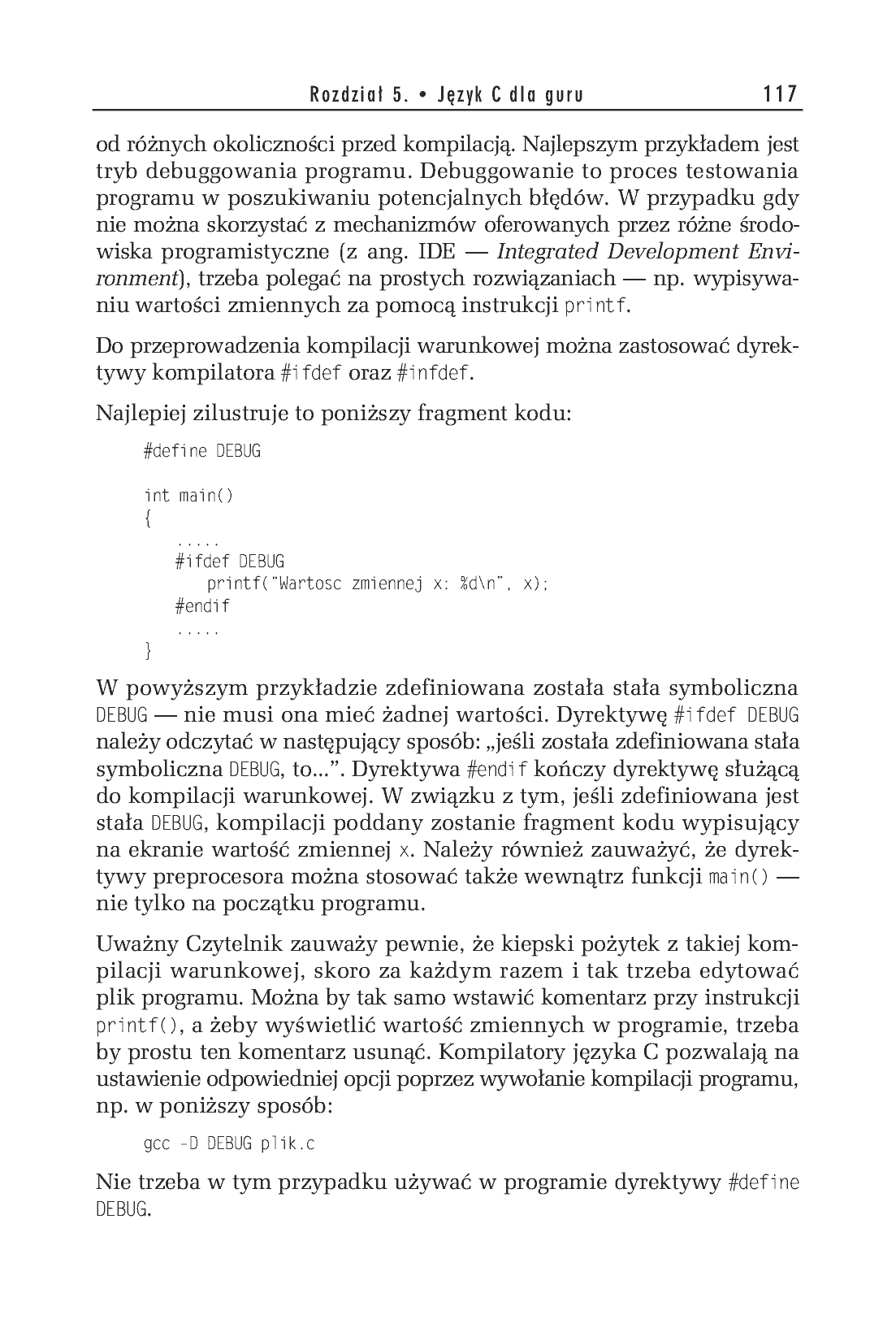 Fragment „Programowanie w języku C. Ćwiczenia praktyczne. Wydanie II” — strona 19 z 22