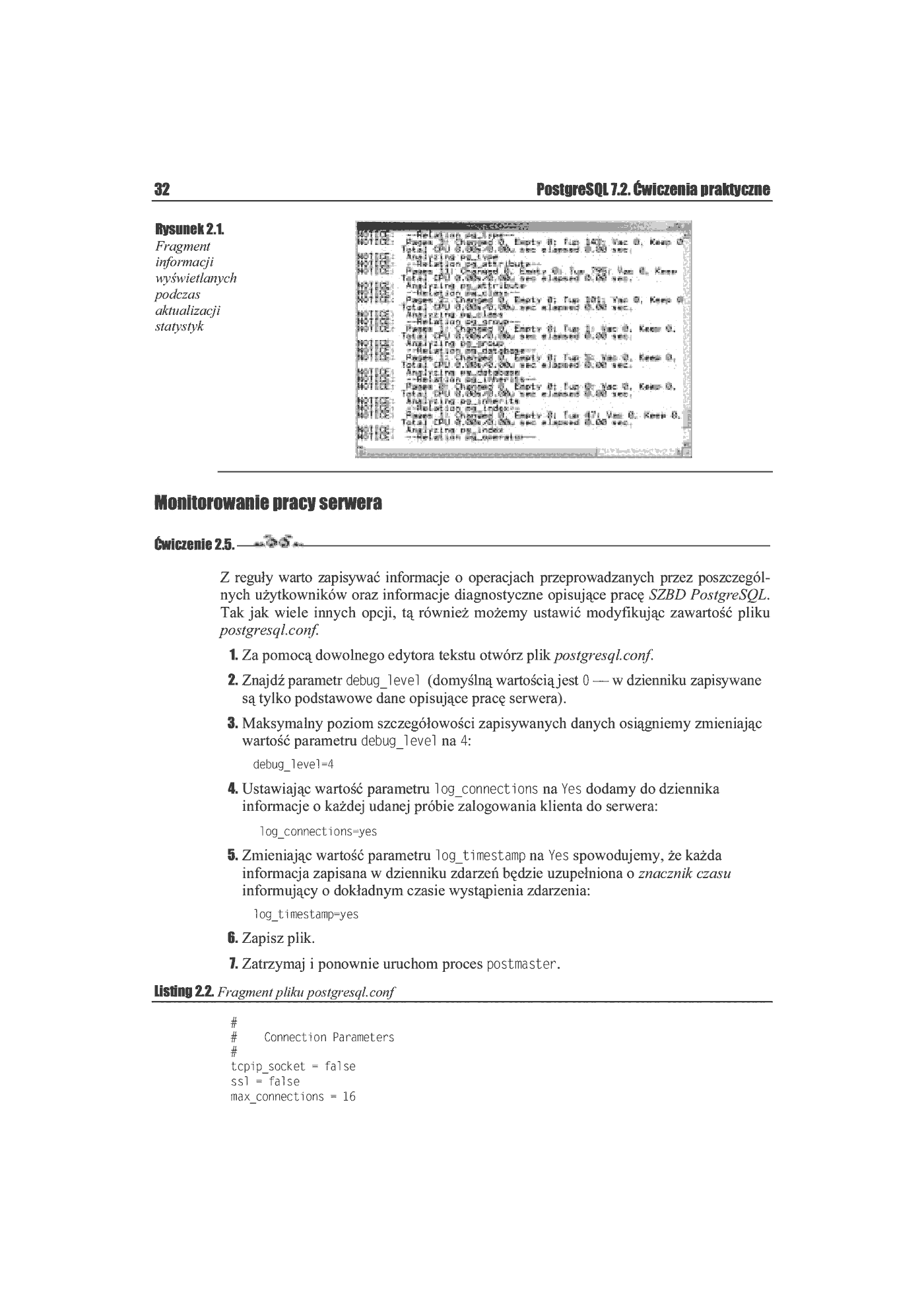 Fragment „PostgreSQL 7.2. Ćwiczenia praktyczne” — strona 7 z 25