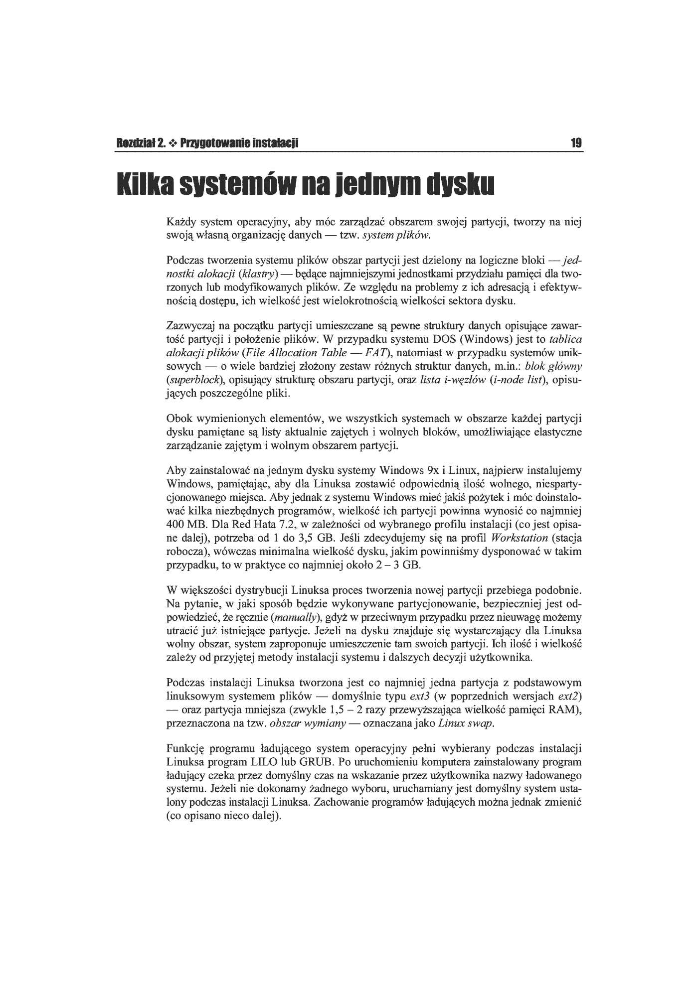 Fragment „Red Hat Linux 7.2. Ćwiczenia praktyczne” — strona 8 z 28