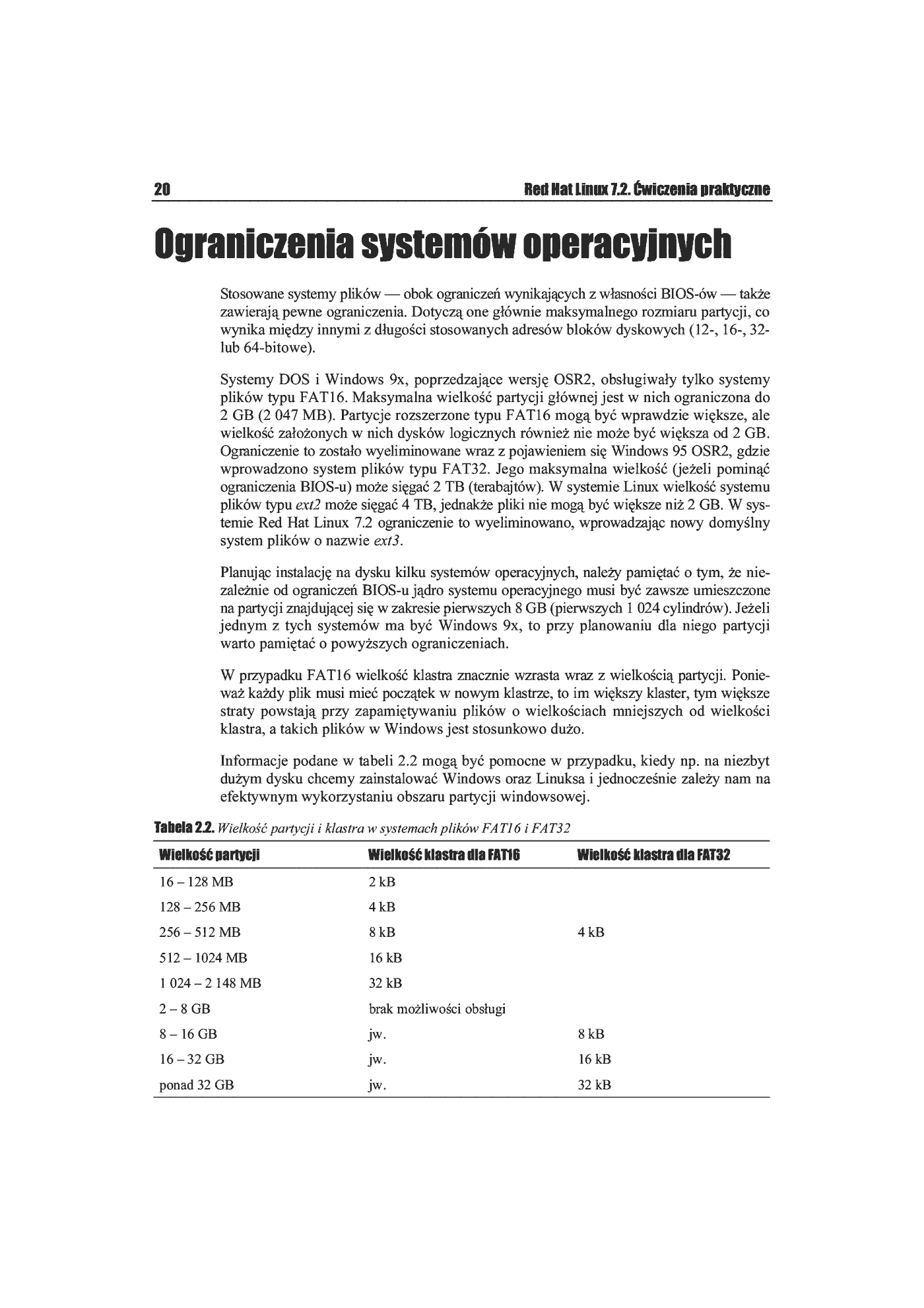 Fragment „Red Hat Linux 7.2. Ćwiczenia praktyczne” — strona 9 z 28