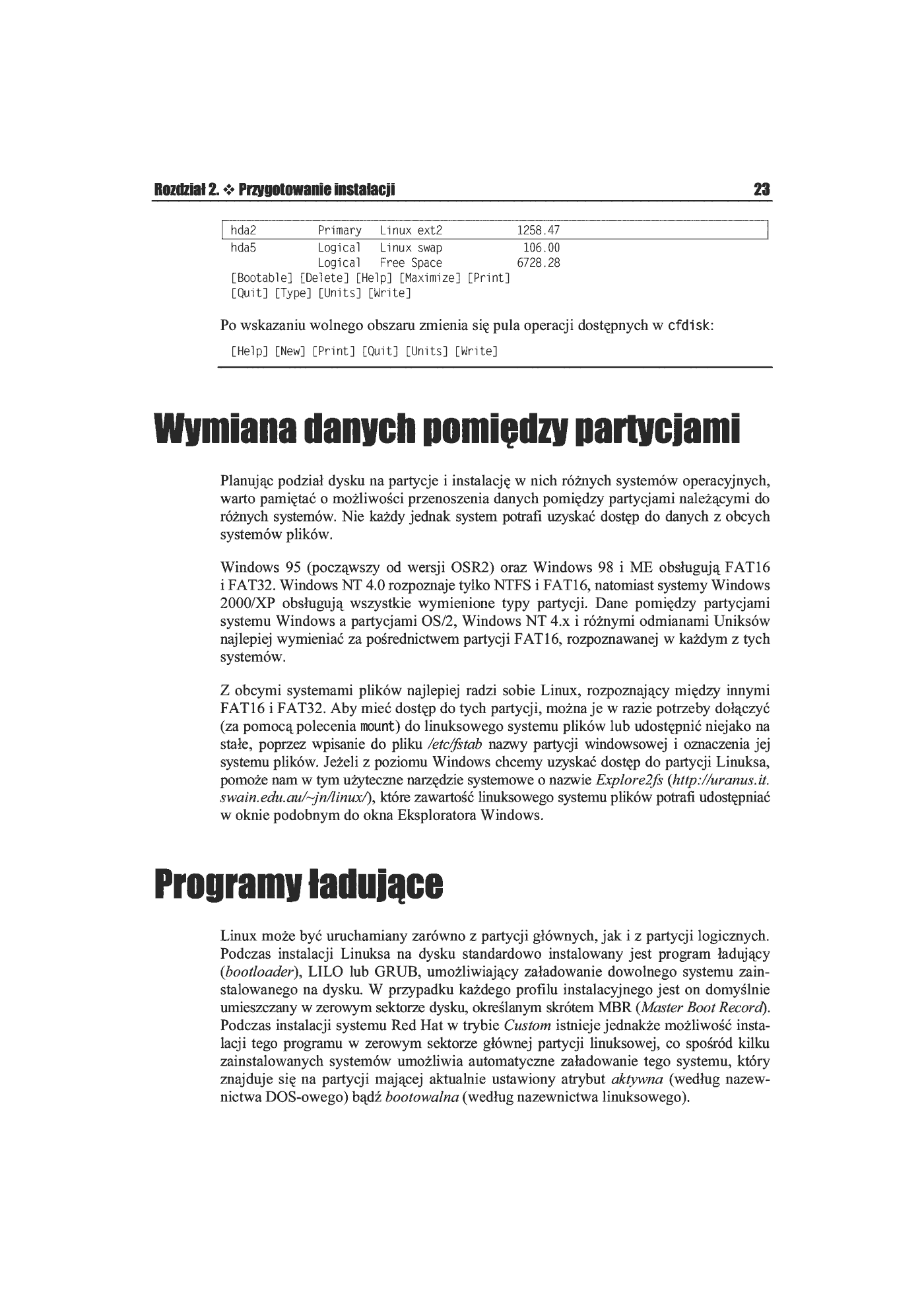Fragment „Red Hat Linux 7.2. Ćwiczenia praktyczne” — strona 12 z 28
