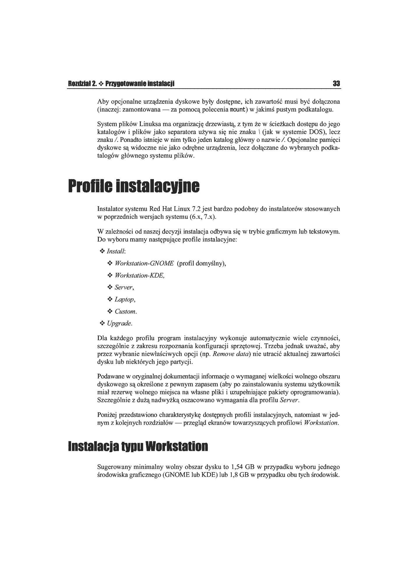 Fragment „Red Hat Linux 7.2. Ćwiczenia praktyczne” — strona 22 z 28