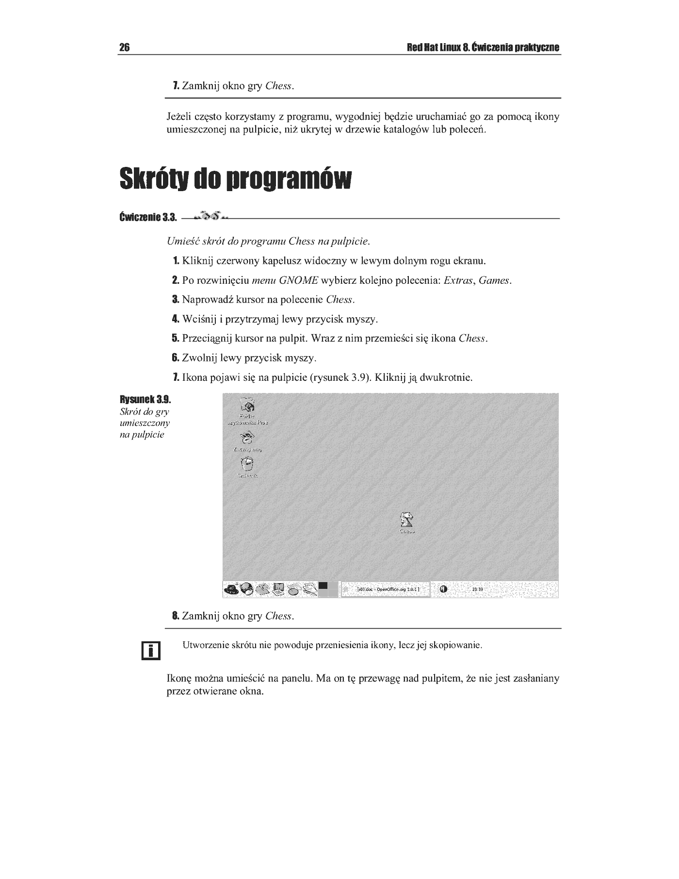 Fragment „Red Hat Linux 8. Ćwiczenia praktyczne” — strona 7 z 15