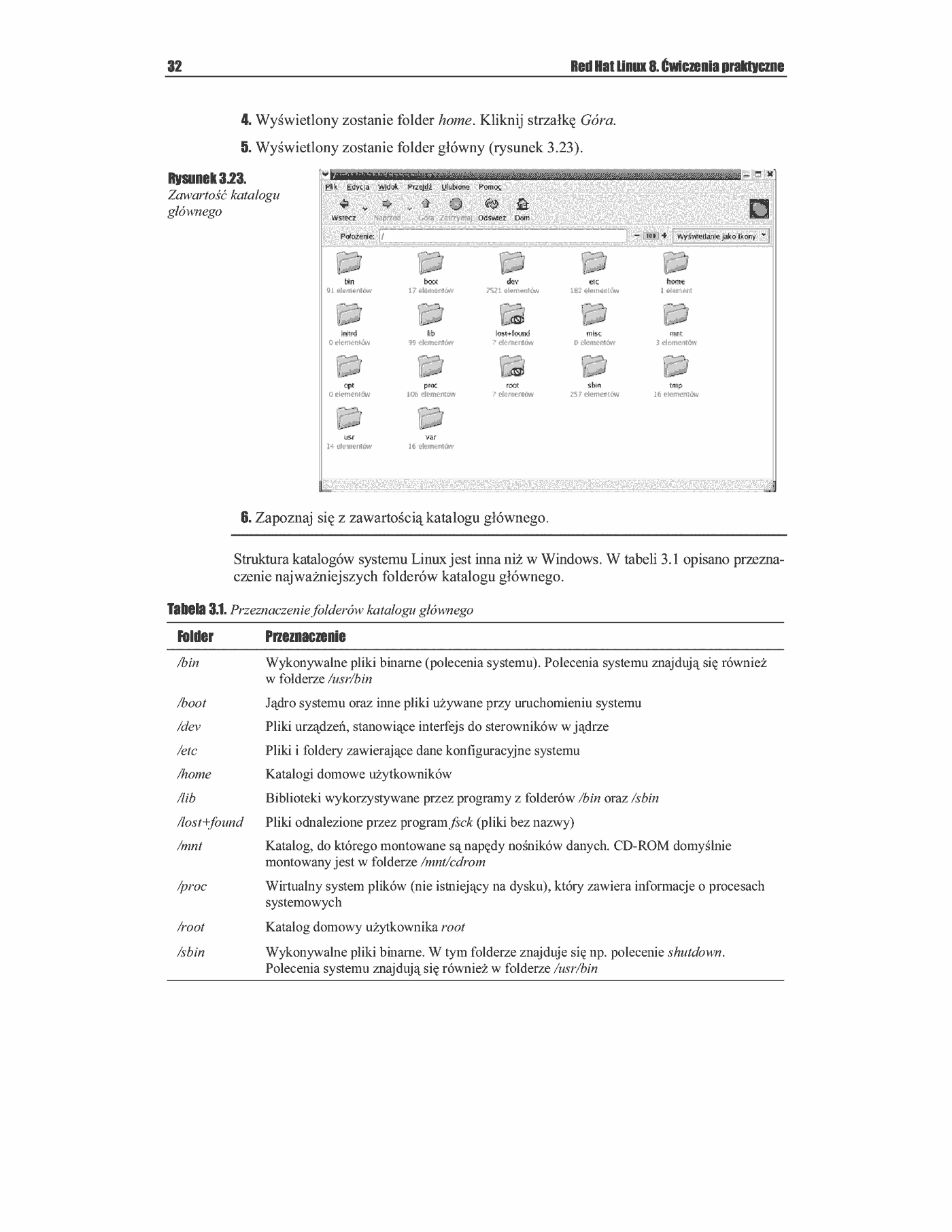 Fragment „Red Hat Linux 8. Ćwiczenia praktyczne” — strona 13 z 15