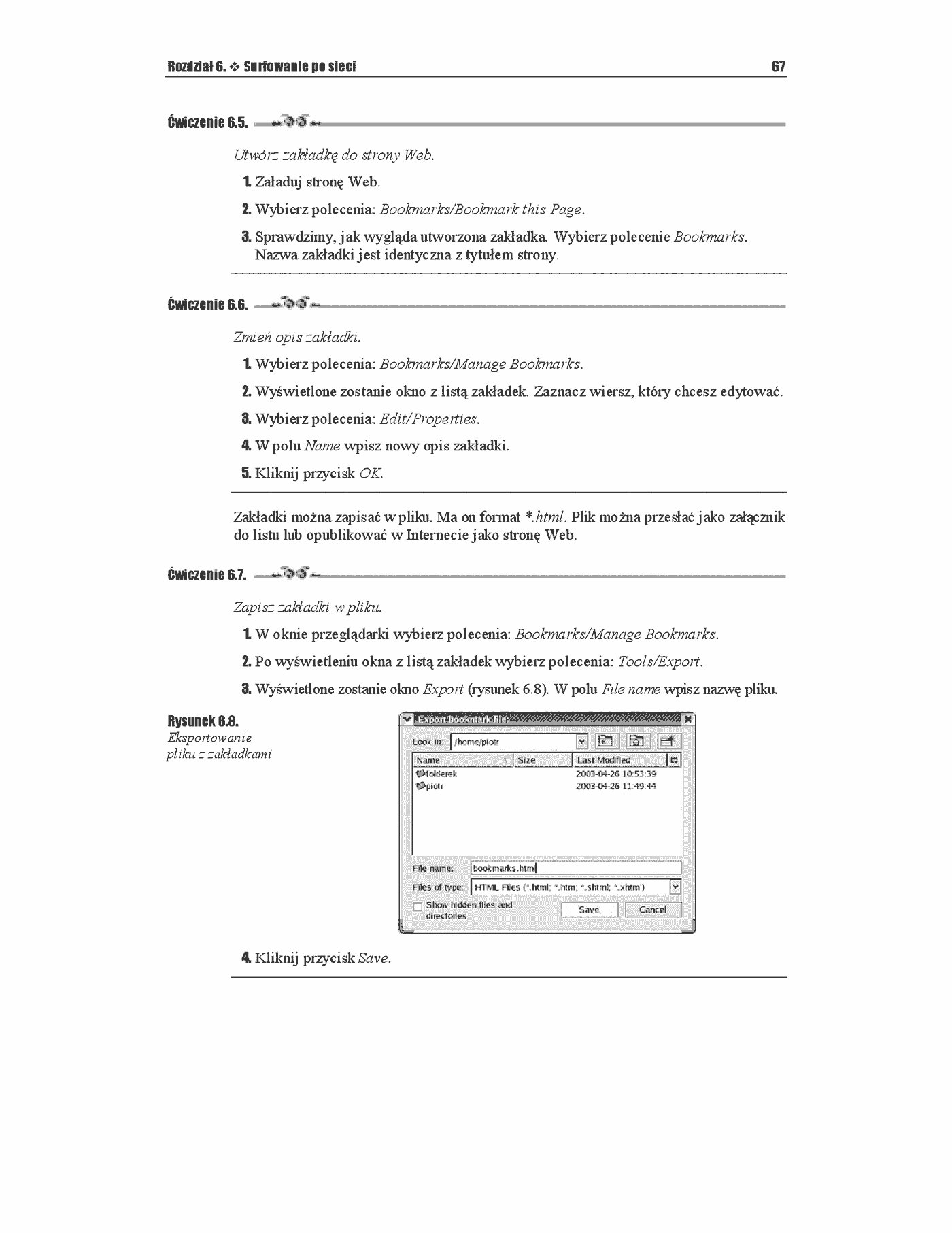 Fragment „Red Hat Linux 9. Ćwiczenia praktyczne” — strona 8 z 9