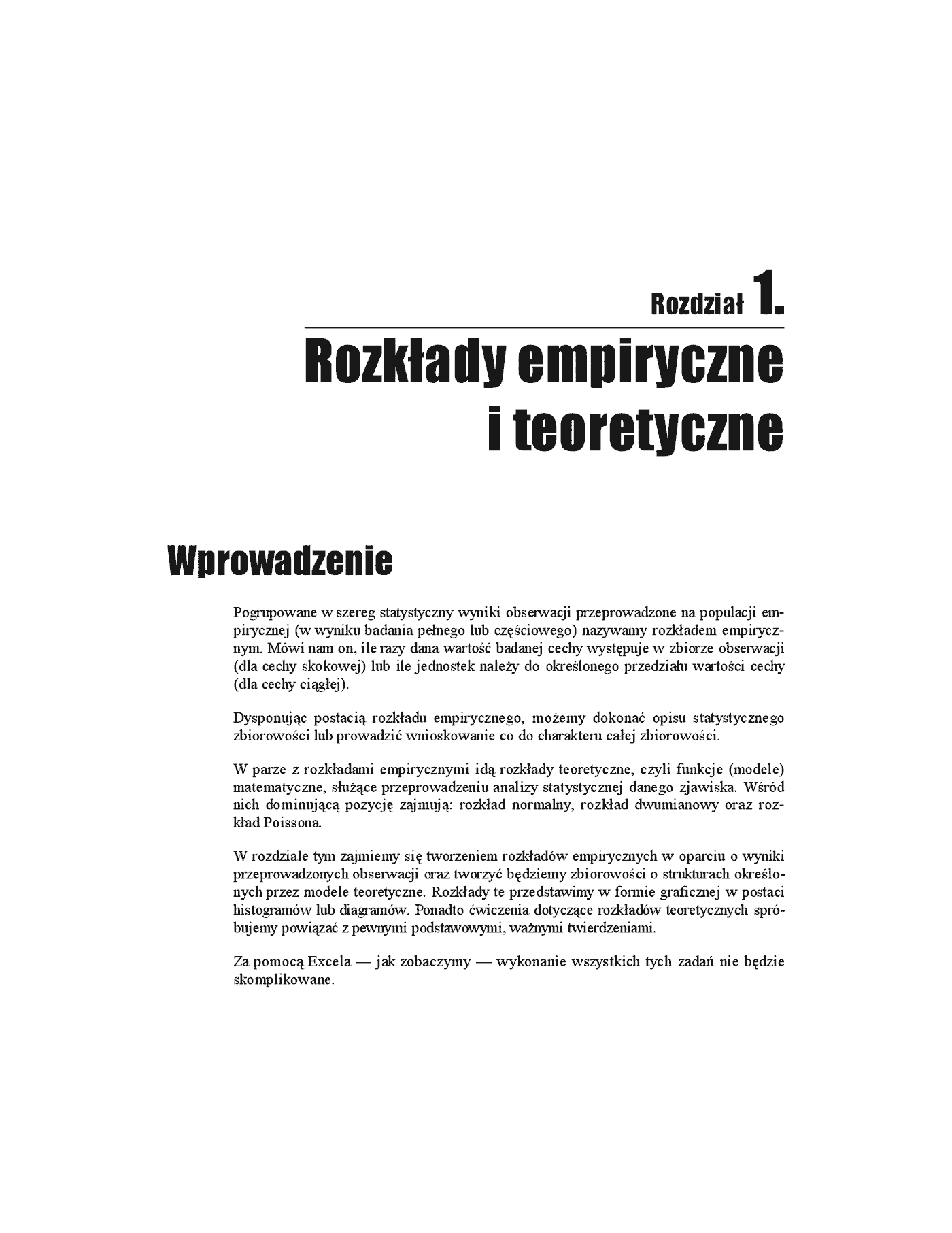 Fragment „Statystyka matematyczna w Excelu dla szkół. Ćwiczenia praktyczne” — strona 4 z 18