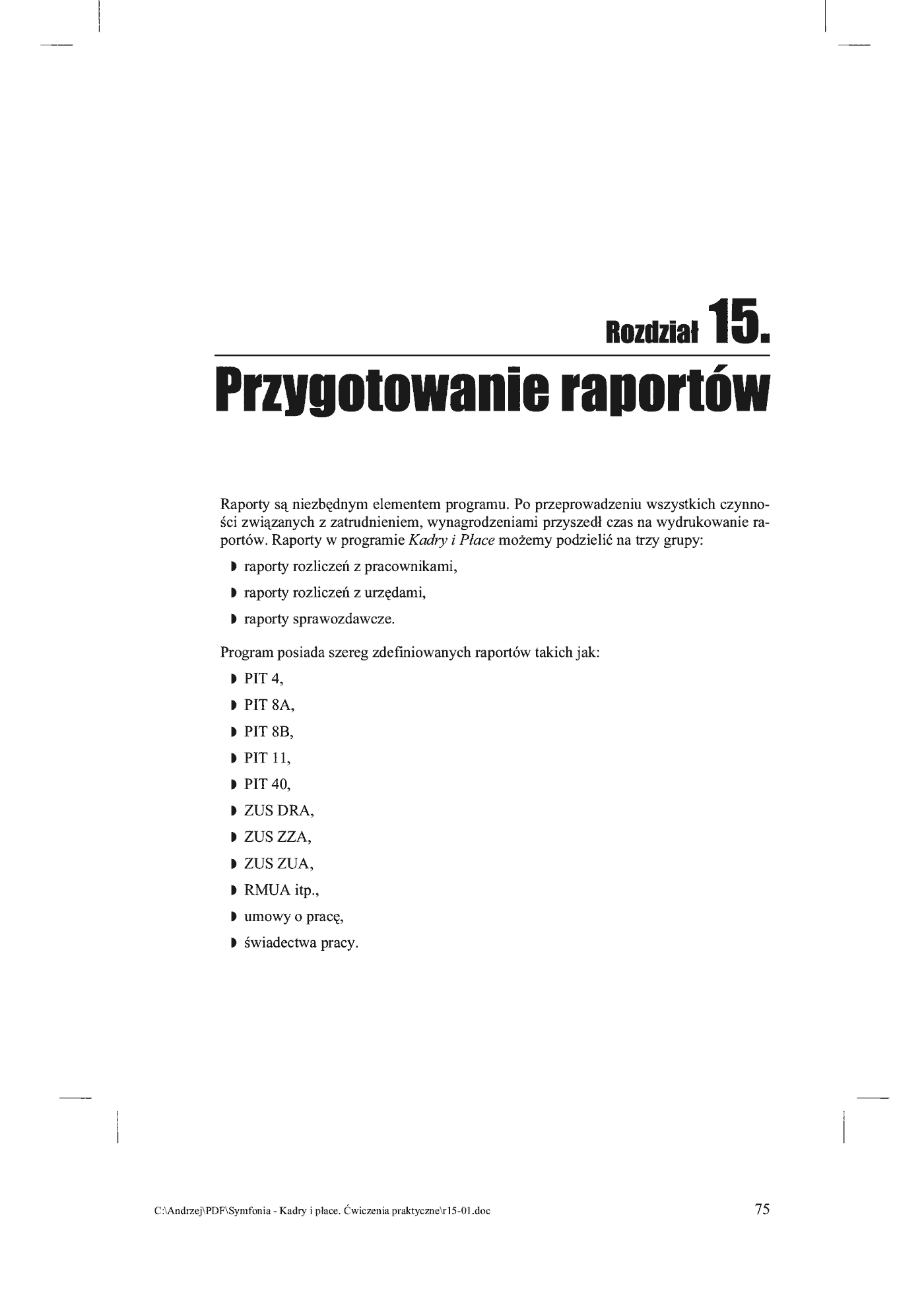 Fragment „Symfonia - kadry i płace. Ćwiczenia praktyczne” — strona 3 z 9