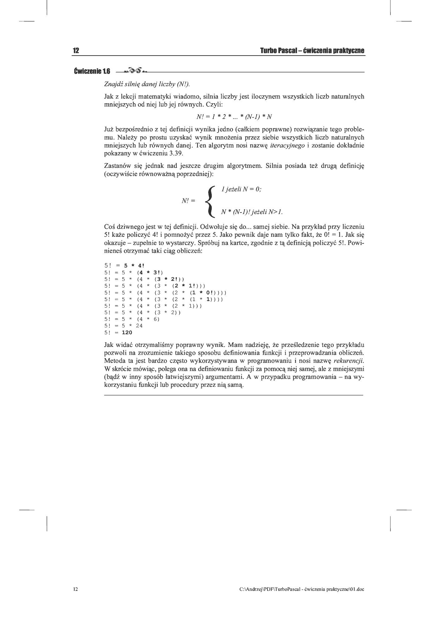 Fragment „Turbo Pascal. Ćwiczenia praktyczne” — strona 8 z 16