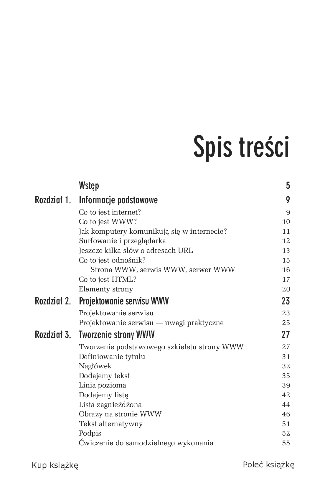 Fragment „Tworzenie stron WWW. Ćwiczenia praktyczne. Wydanie III” — strona 3 z 10
