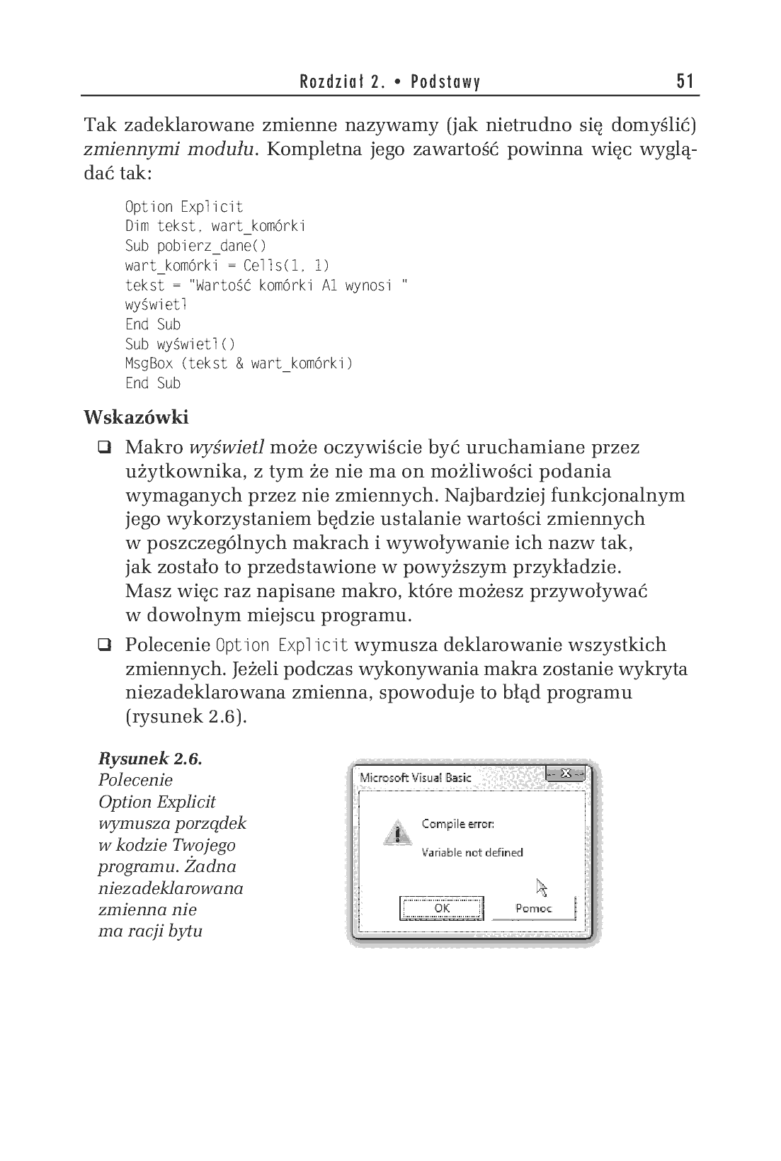 Fragment „Tworzenie makr w VBA dla Excela 2003/2007. Ćwiczenia” — strona 16 z 20