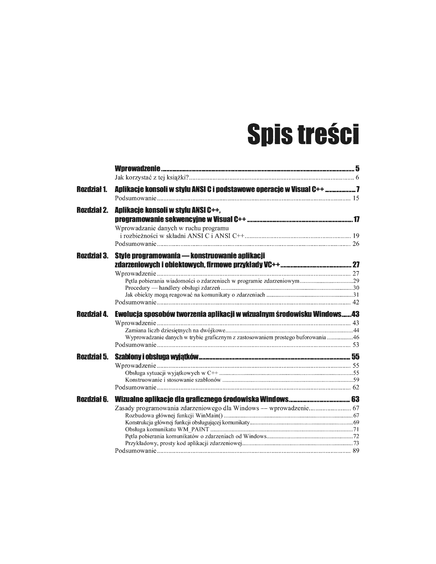 Fragment „MS Visual C++. Ćwiczenia” — strona 2 z 11