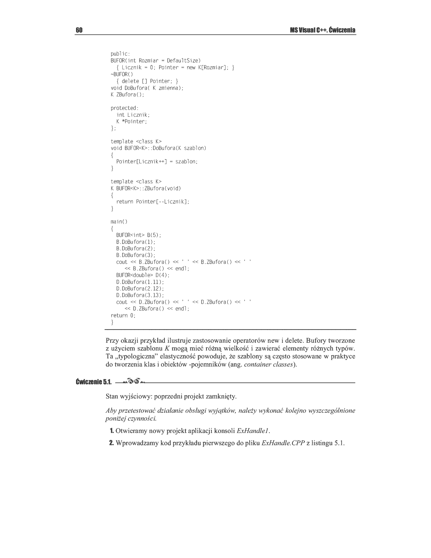 Fragment „MS Visual C++. Ćwiczenia” — strona 9 z 11