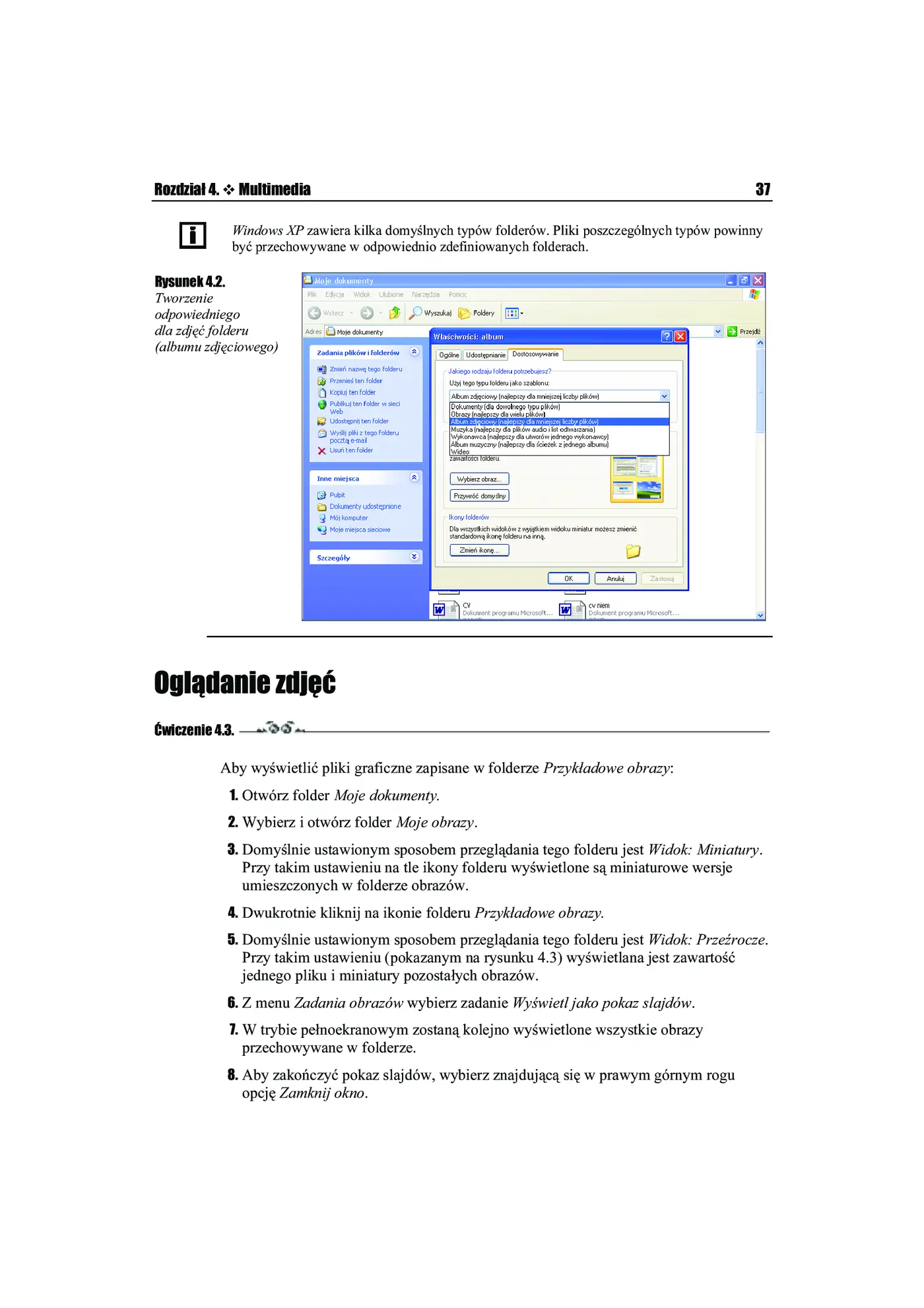 Fragment „Windows XP Professional PL. Ćwiczenia praktyczne” — strona 8 z 11