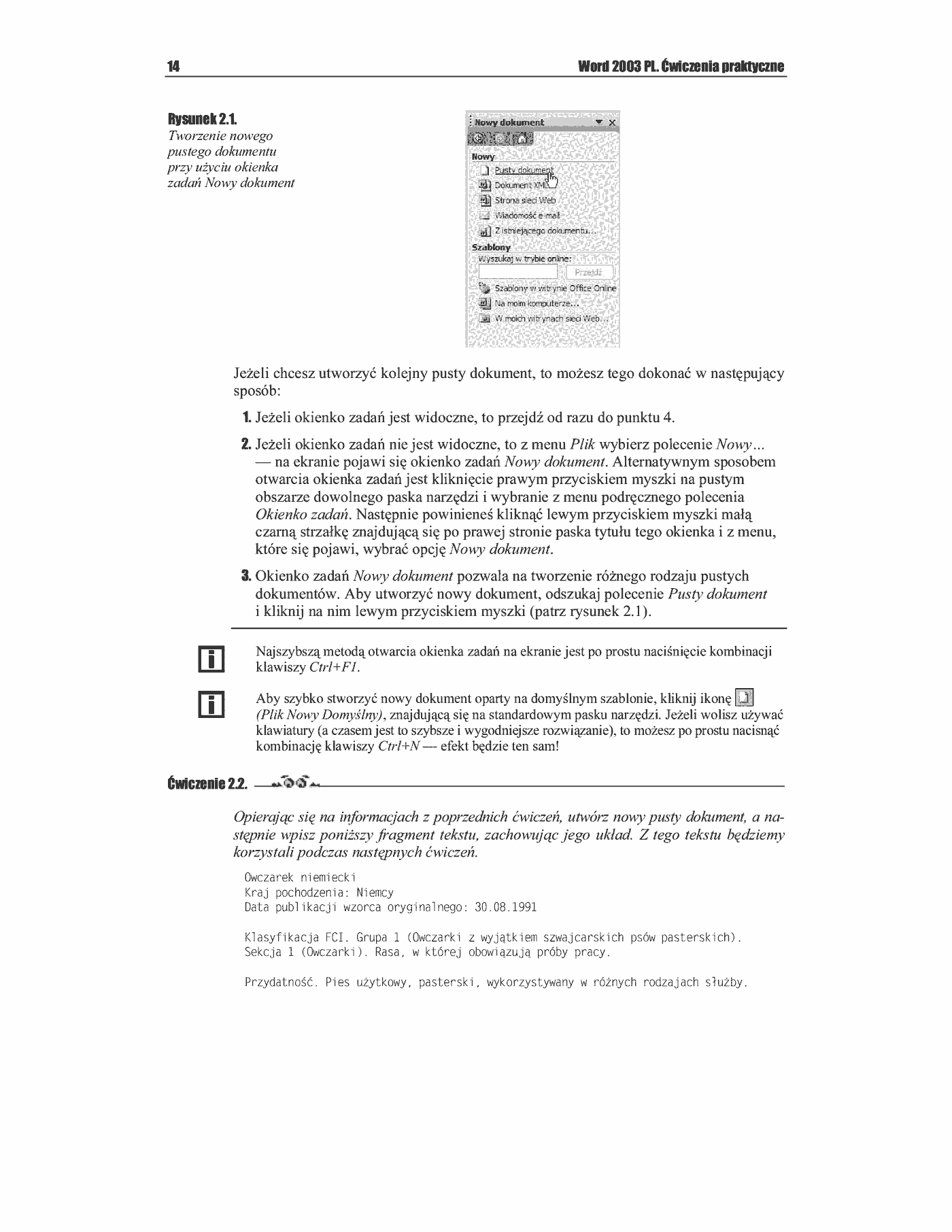 Fragment „Word 2003 PL. Ćwiczenia praktyczne” — strona 5 z 13