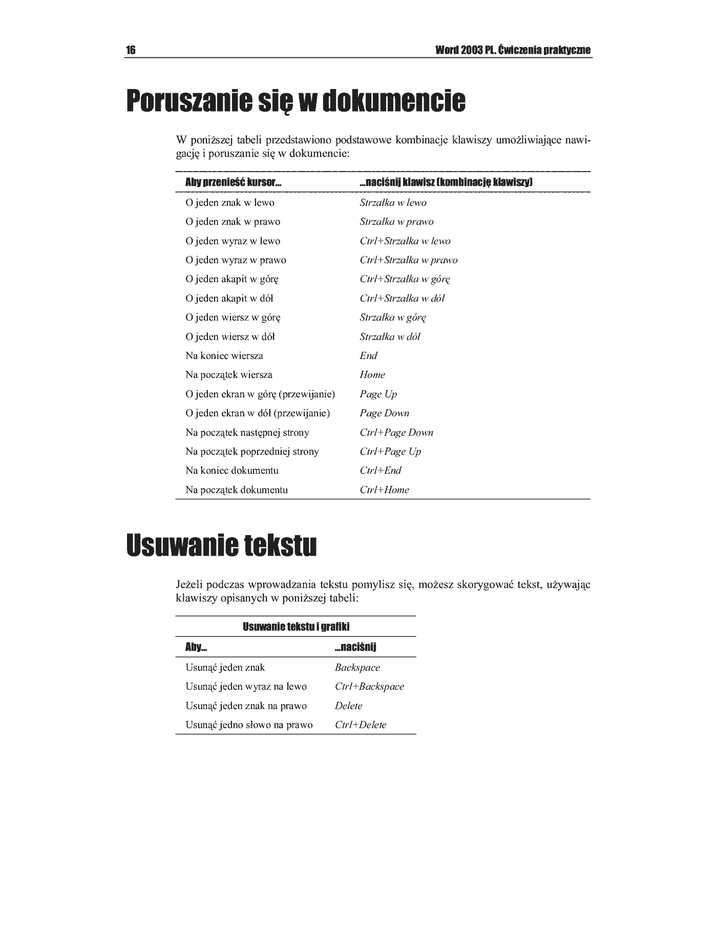Fragment „Word 2003 PL. Ćwiczenia praktyczne” — strona 7 z 13