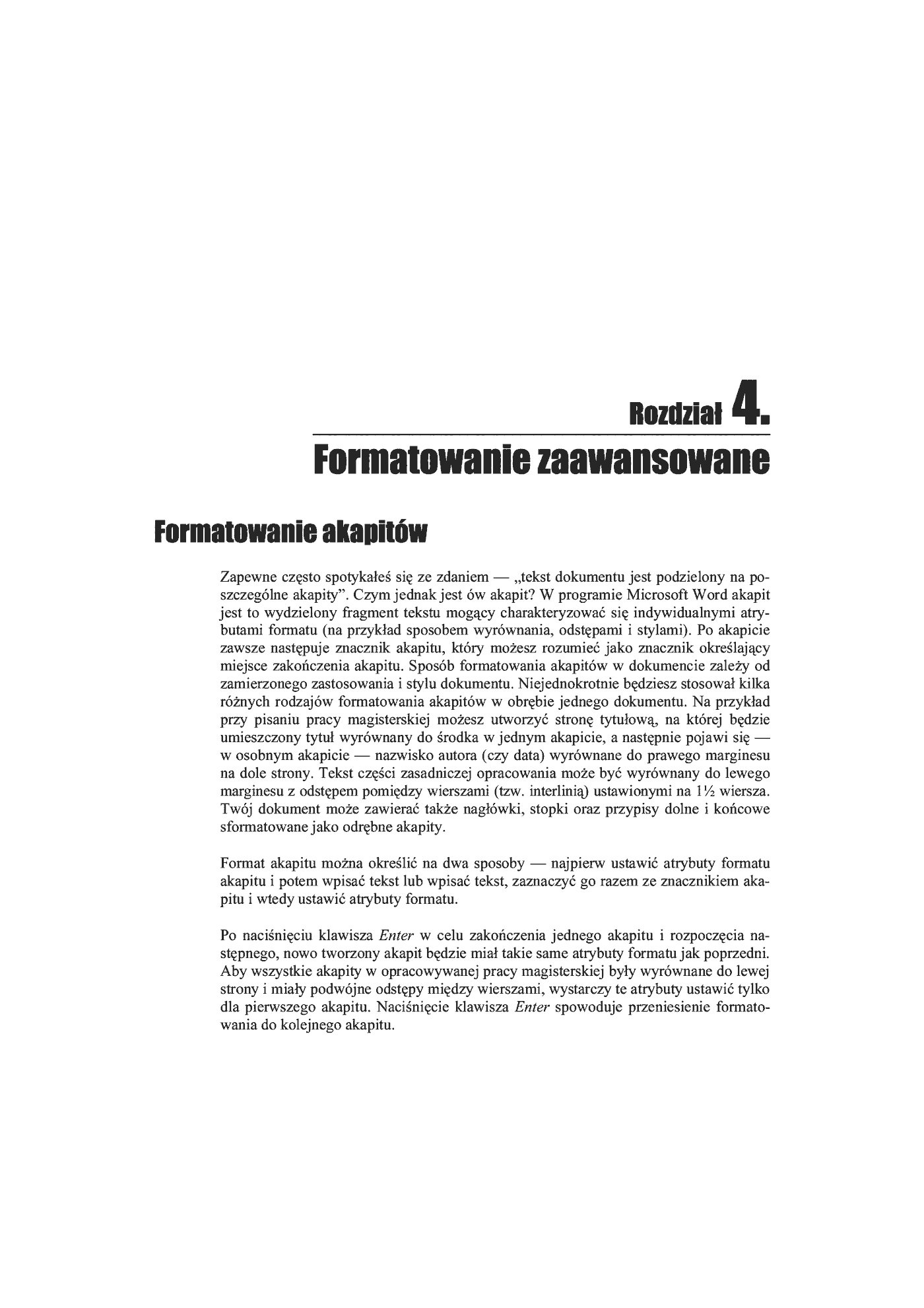 Fragment „MS Word 2002/XP. Ćwiczenia praktyczne” — strona 4 z 27